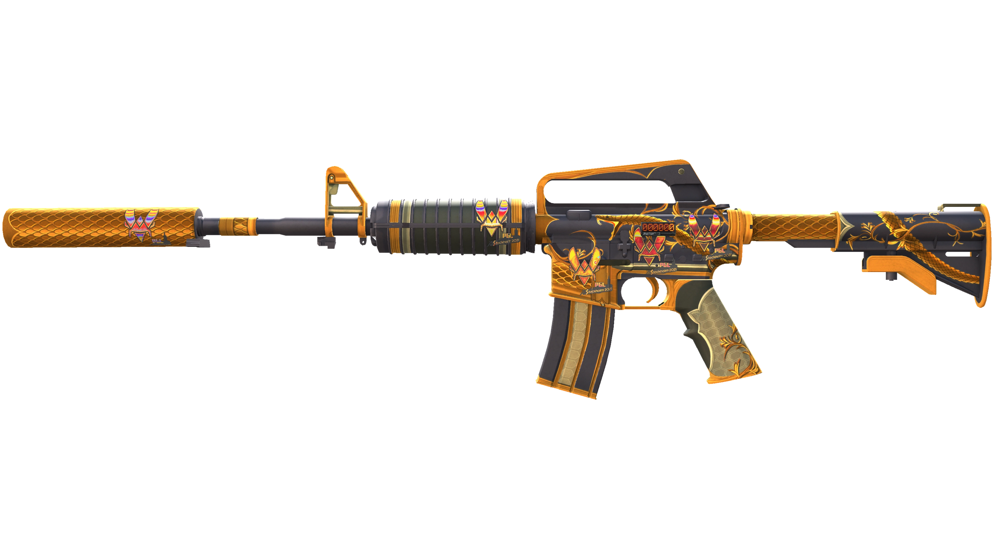 StatTrak™ M4A1-S | Golden Coil (Minimal Wear) thumbnail