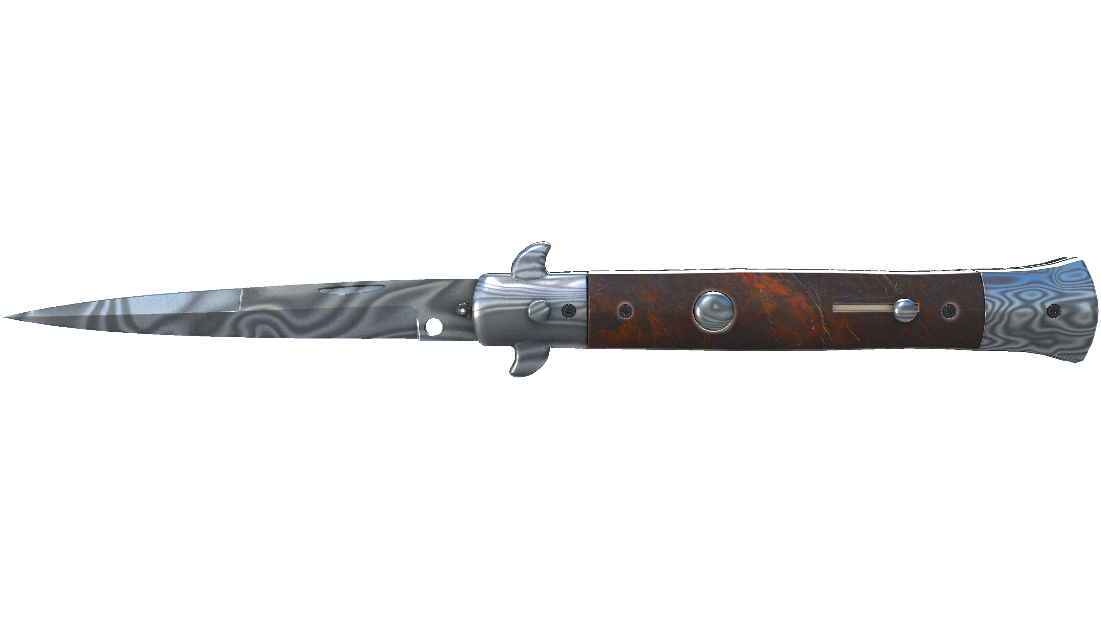 ★ Stiletto Knife | Damascus Steel (Minimal Wear) thumbnail