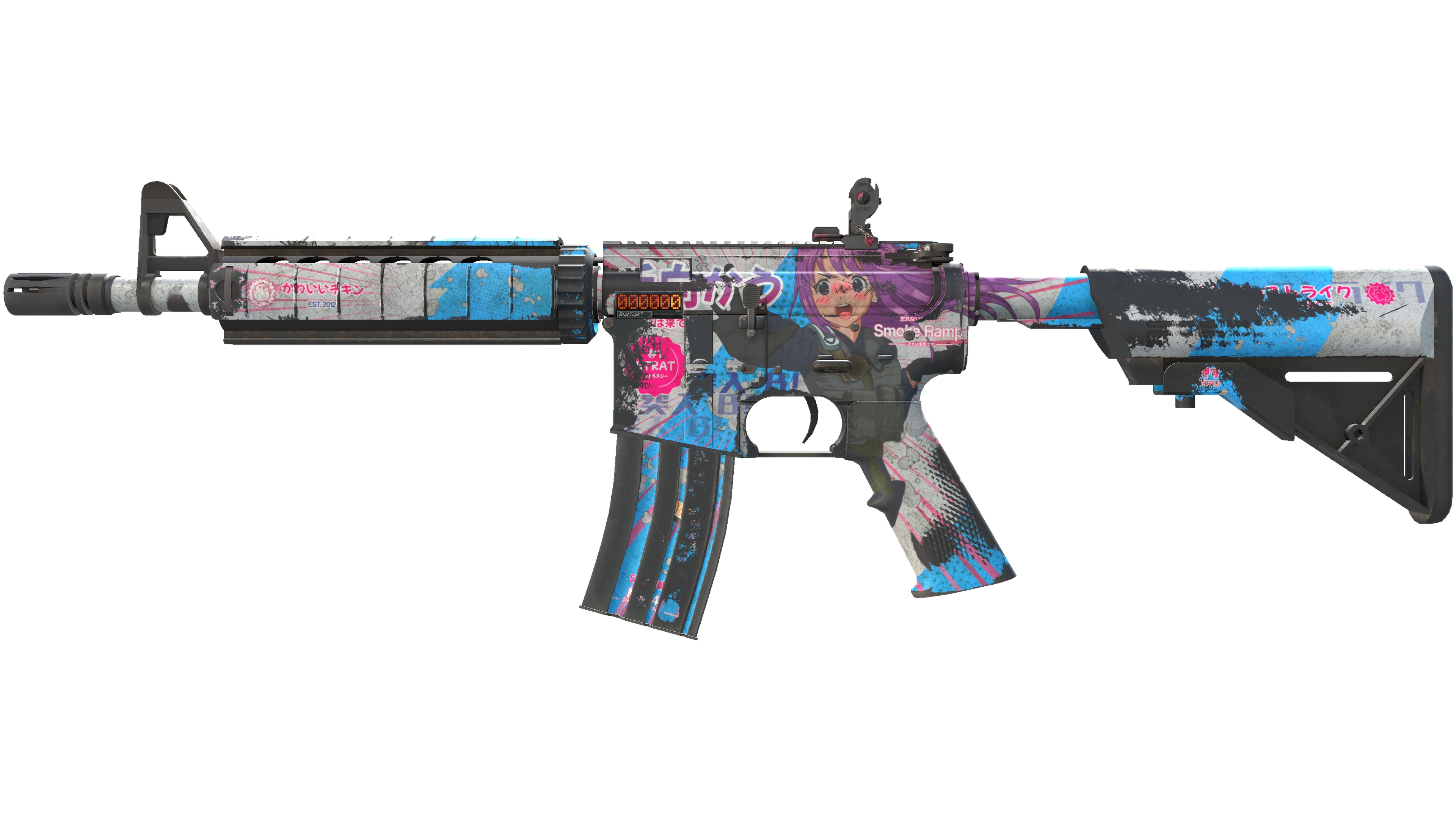 StatTrak™ M4A4 | Temukau (Battle-Scarred)