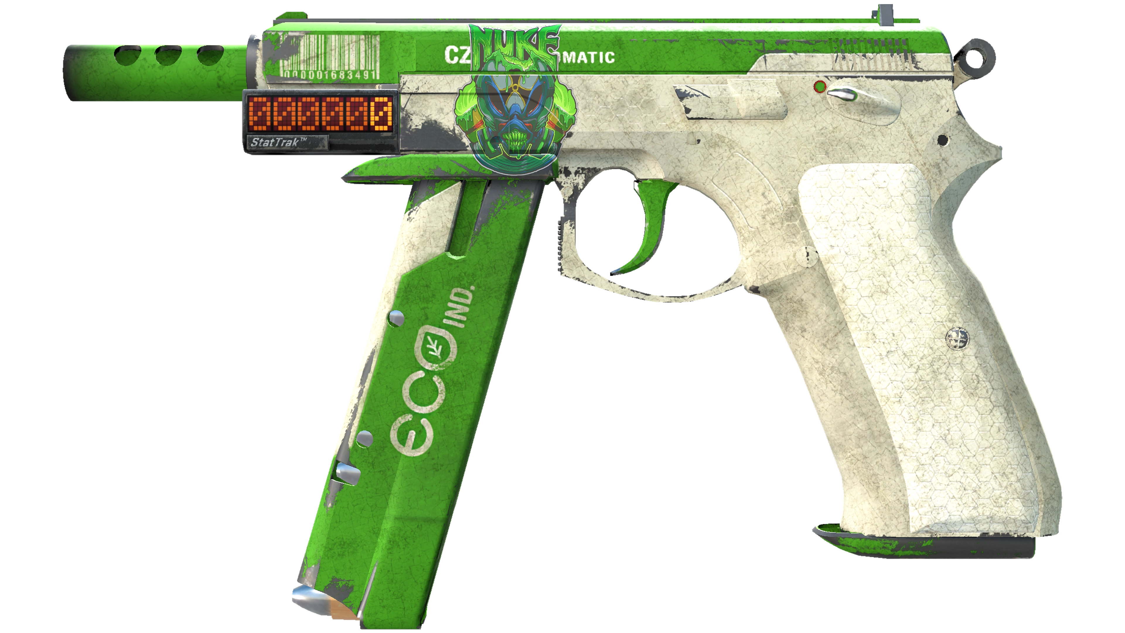 StatTrak™ CZ75-Auto | Eco (Battle-Scarred) thumbnail