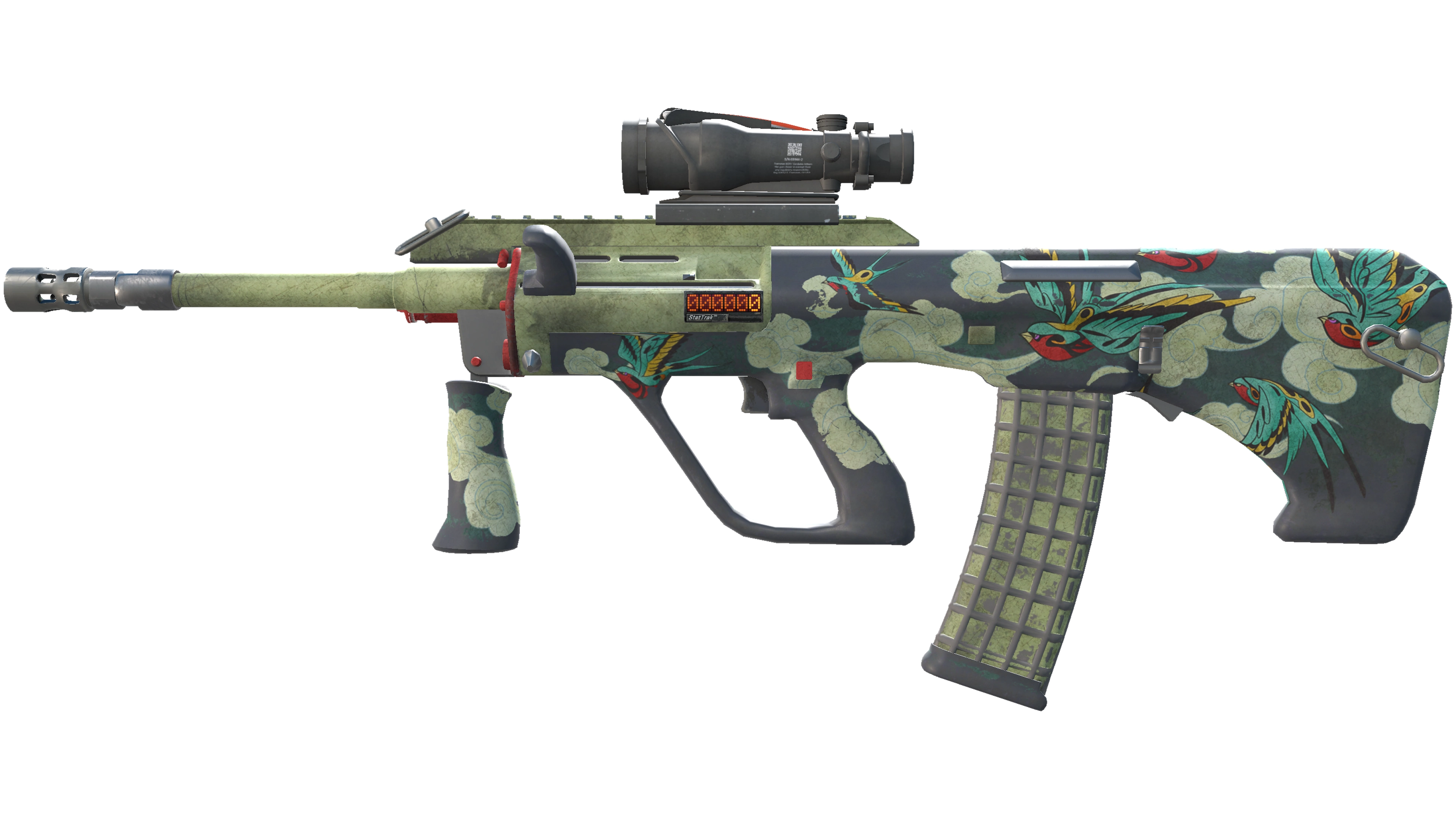 StatTrak™ AUG | Fleet Flock (Battle-Scarred)