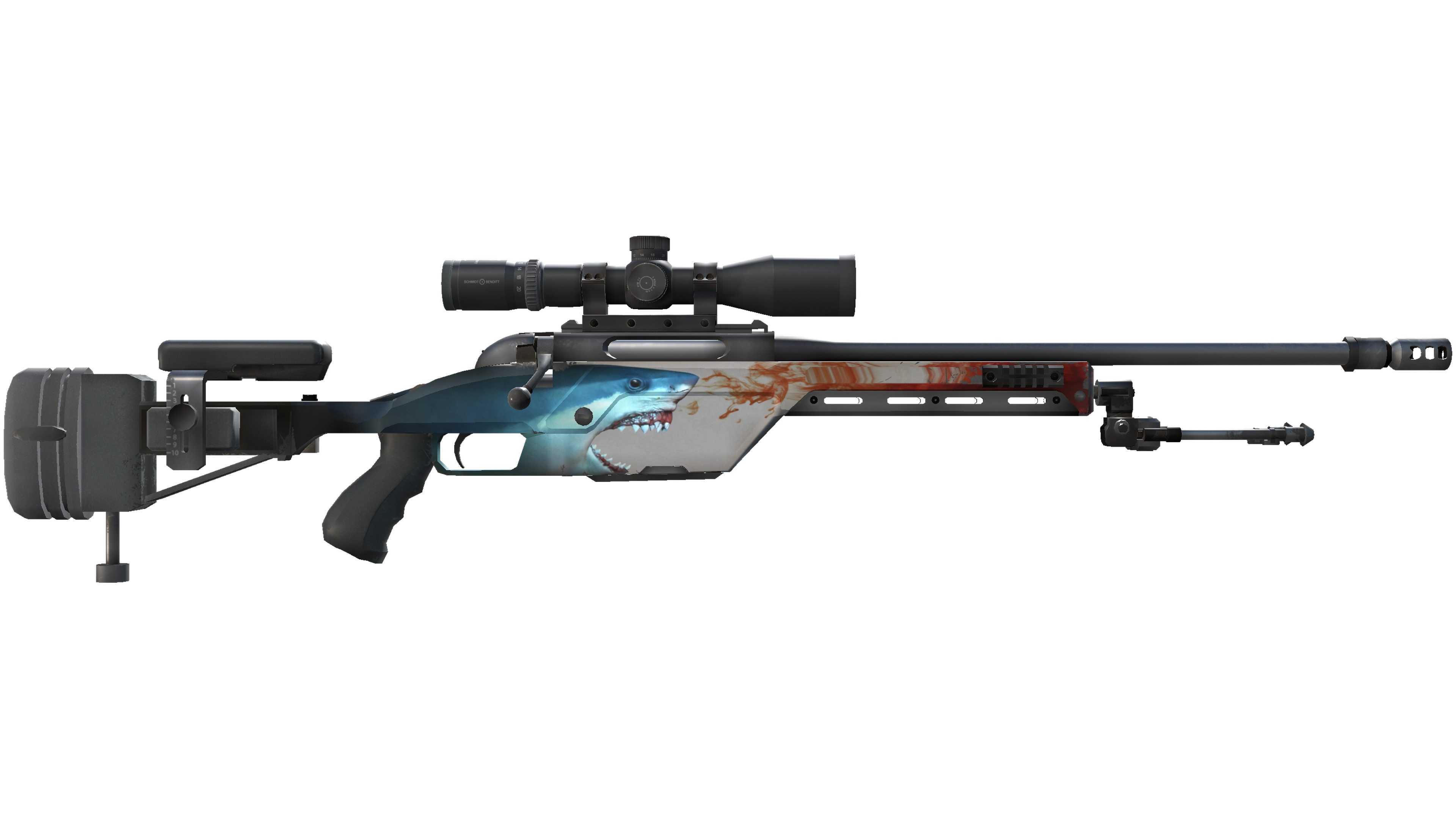 StatTrak™ SSG 08 | Blood in the Water (Minimal Wear) thumbnail