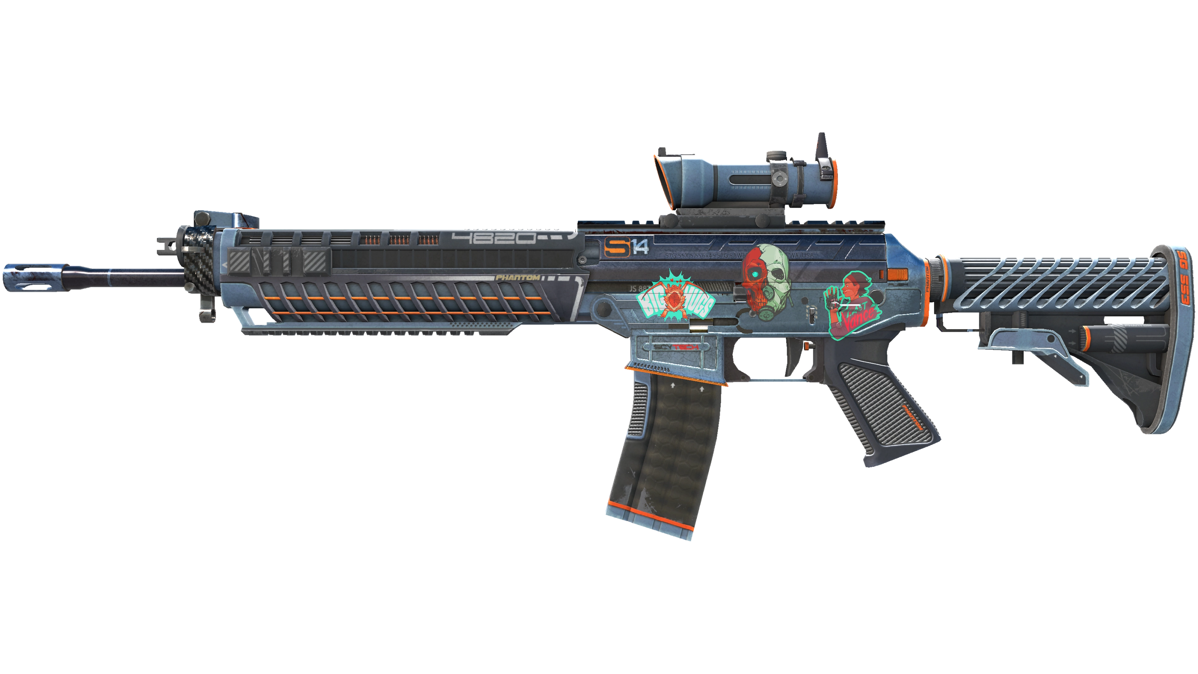 SG 553 | Phantom (Well-Worn)