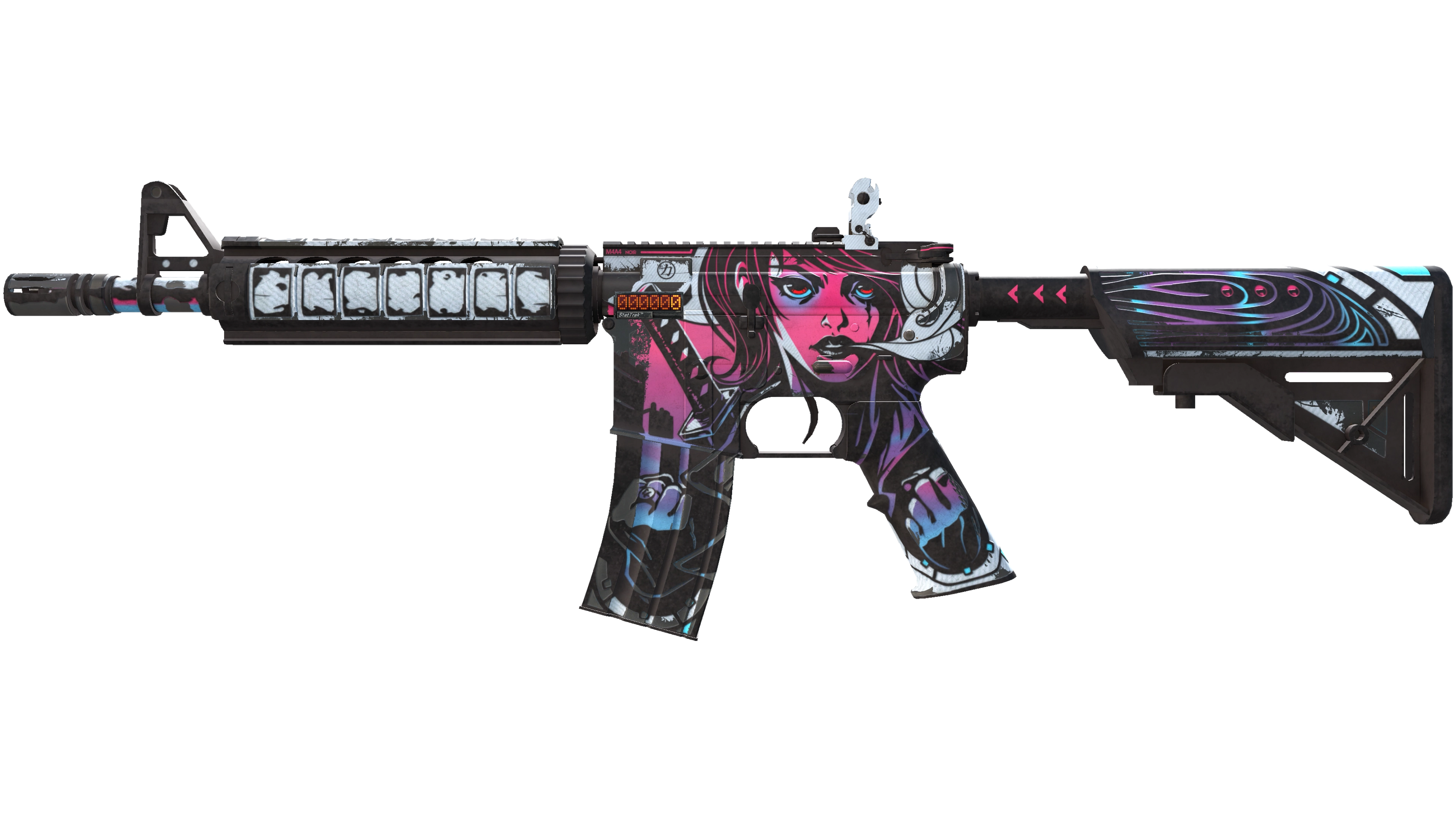 StatTrak™ M4A4 | Neo-Noir (Well-Worn)