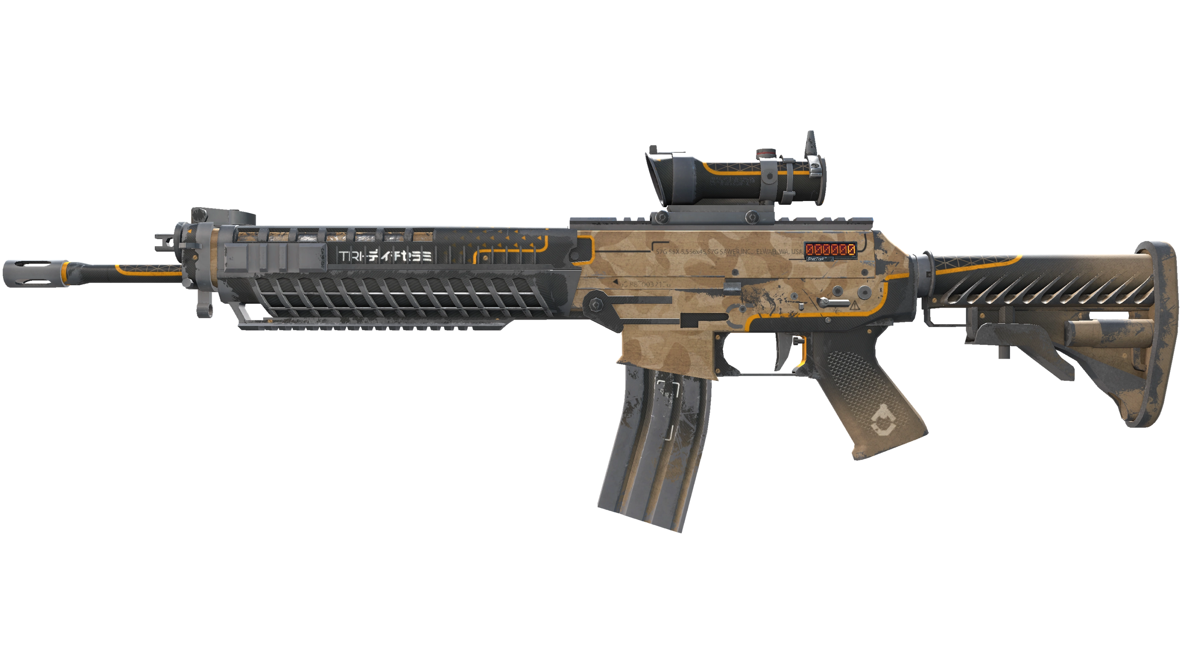 StatTrak™ SG 553 | Triarch (Battle-Scarred)