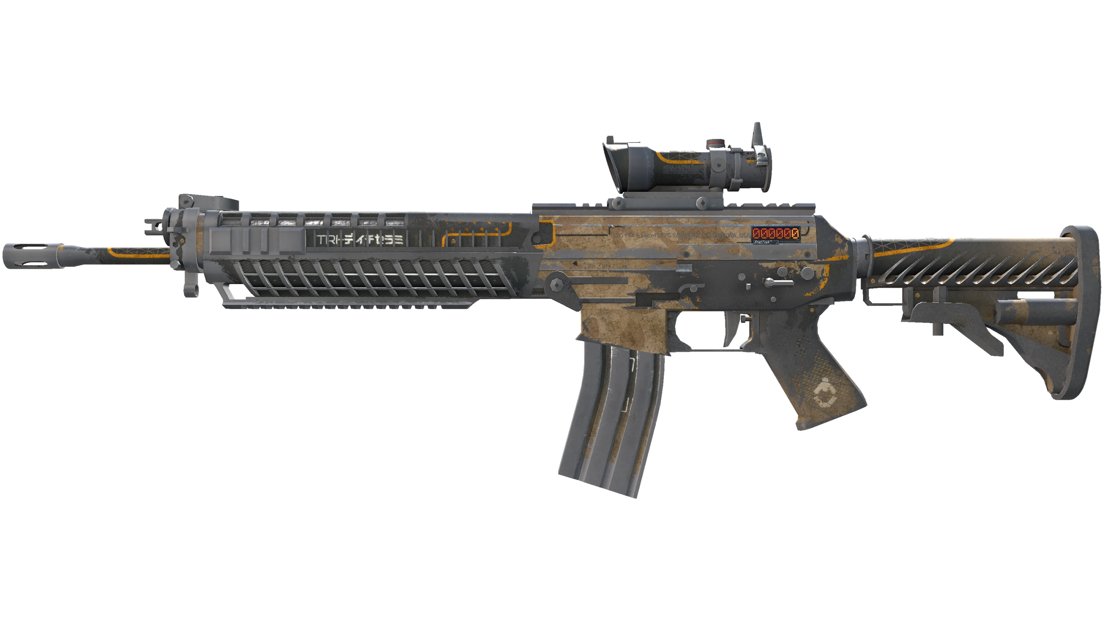 StatTrak™ SG 553 | Triarch (Battle-Scarred)