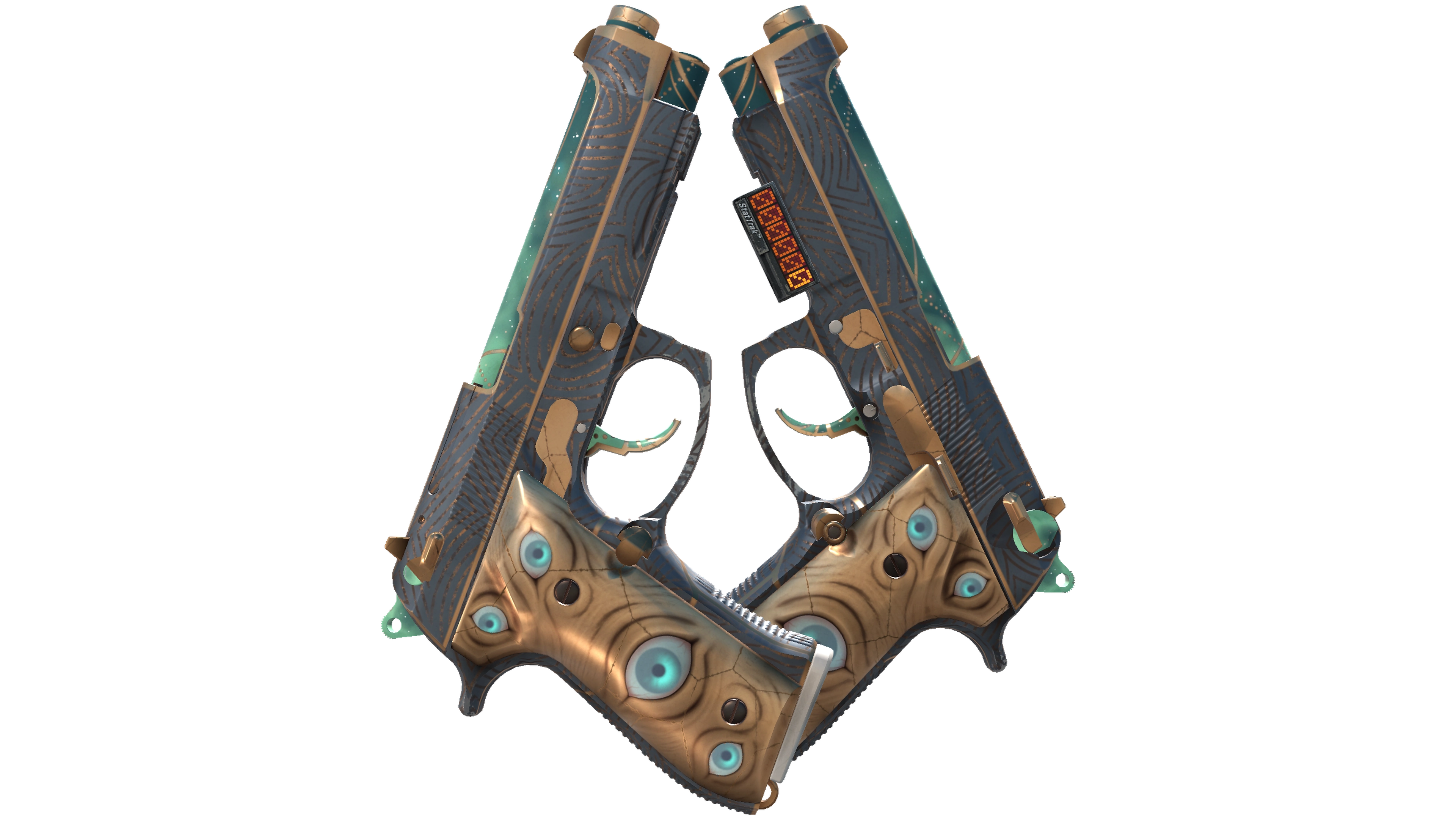 StatTrak™ Dual Berettas | Angel Eyes (Minimal Wear)