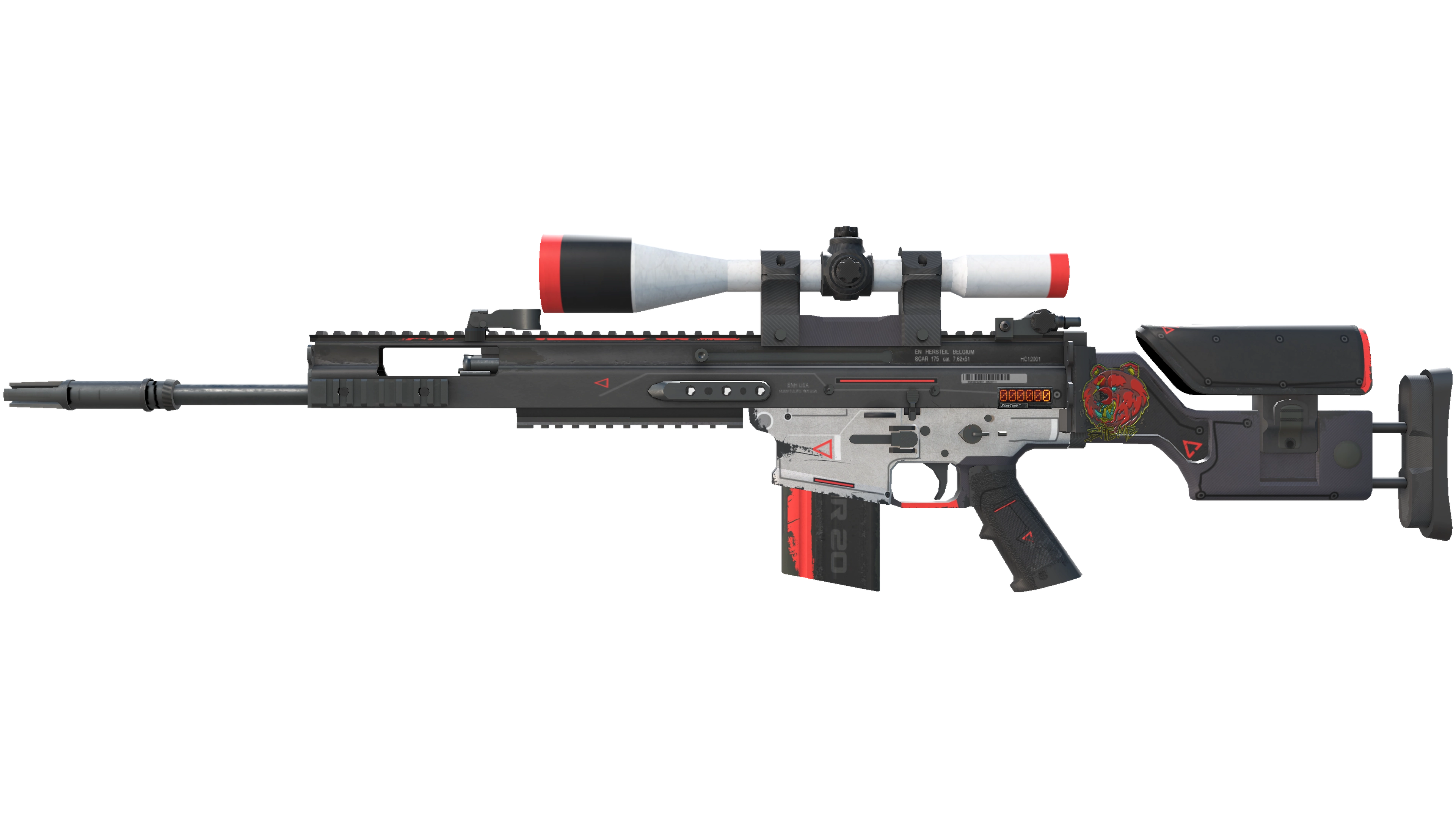 StatTrak™ SCAR-20 | Cyrex (Minimal Wear)