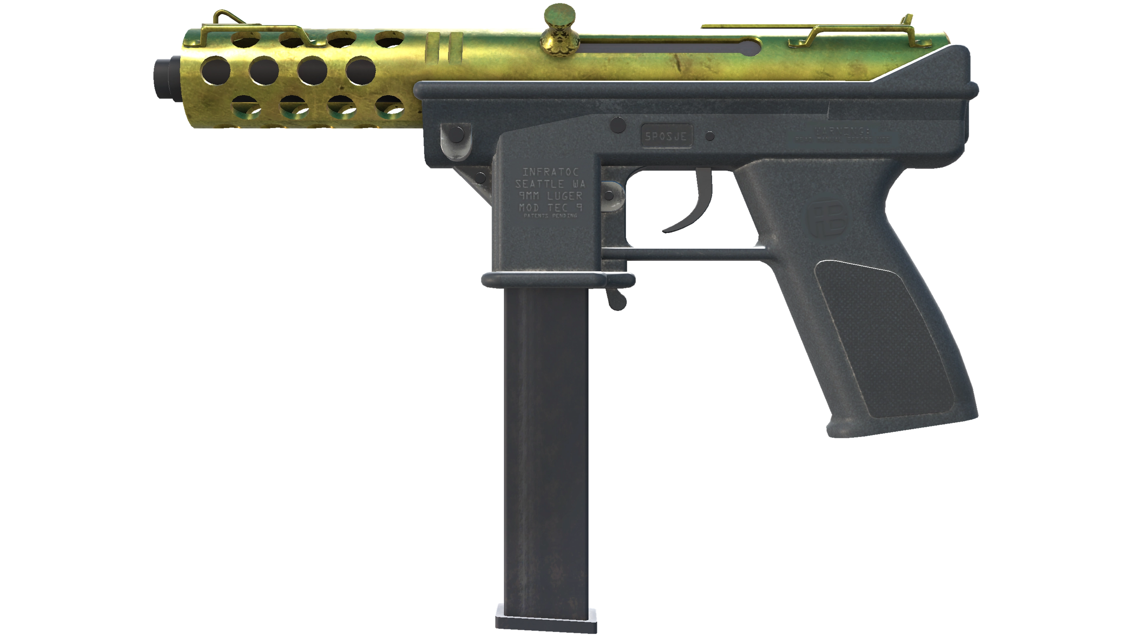 Tec-9 | Brass (Minimal Wear)