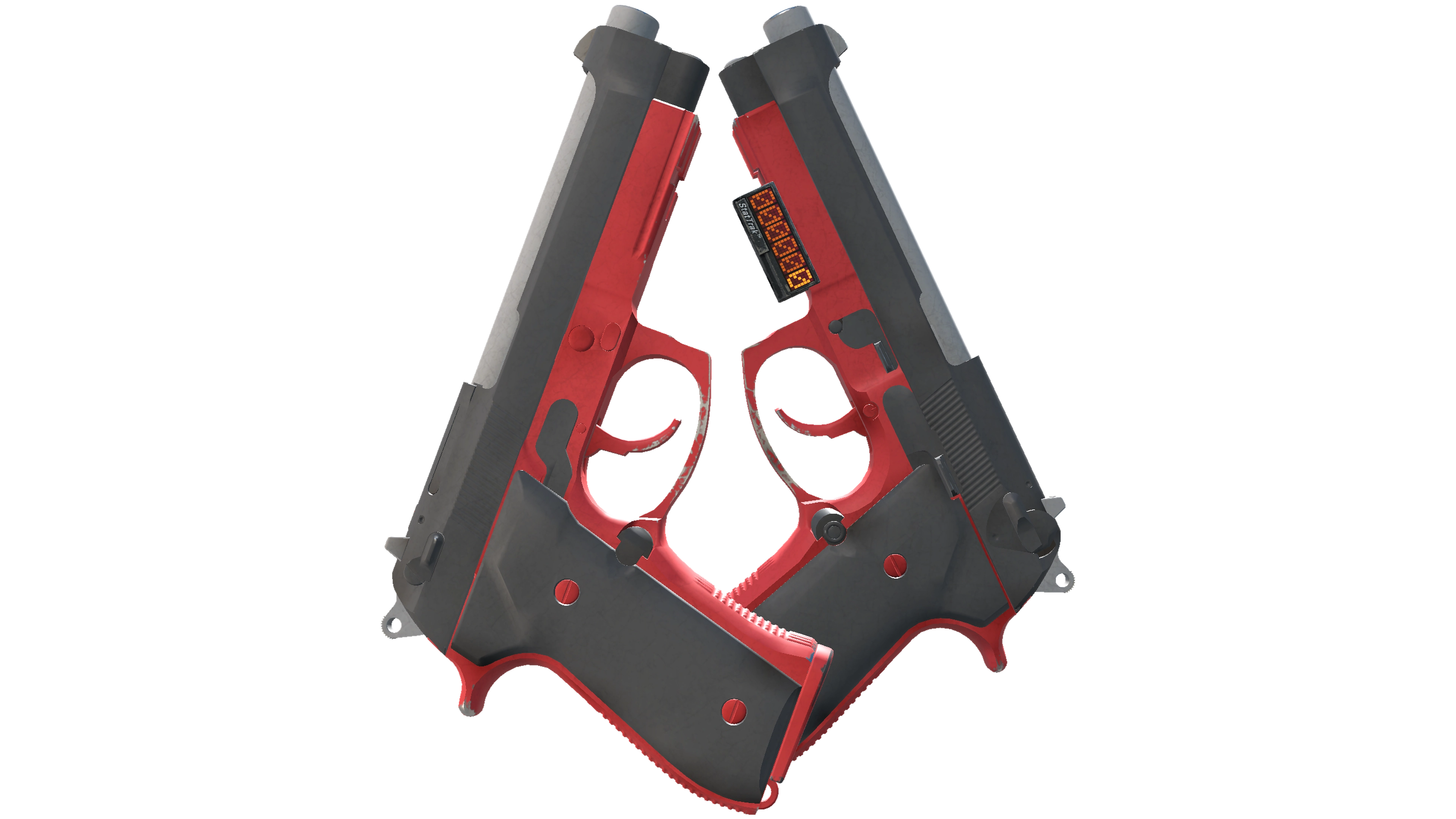 StatTrak™ Dual Berettas | Panther (Minimal Wear)