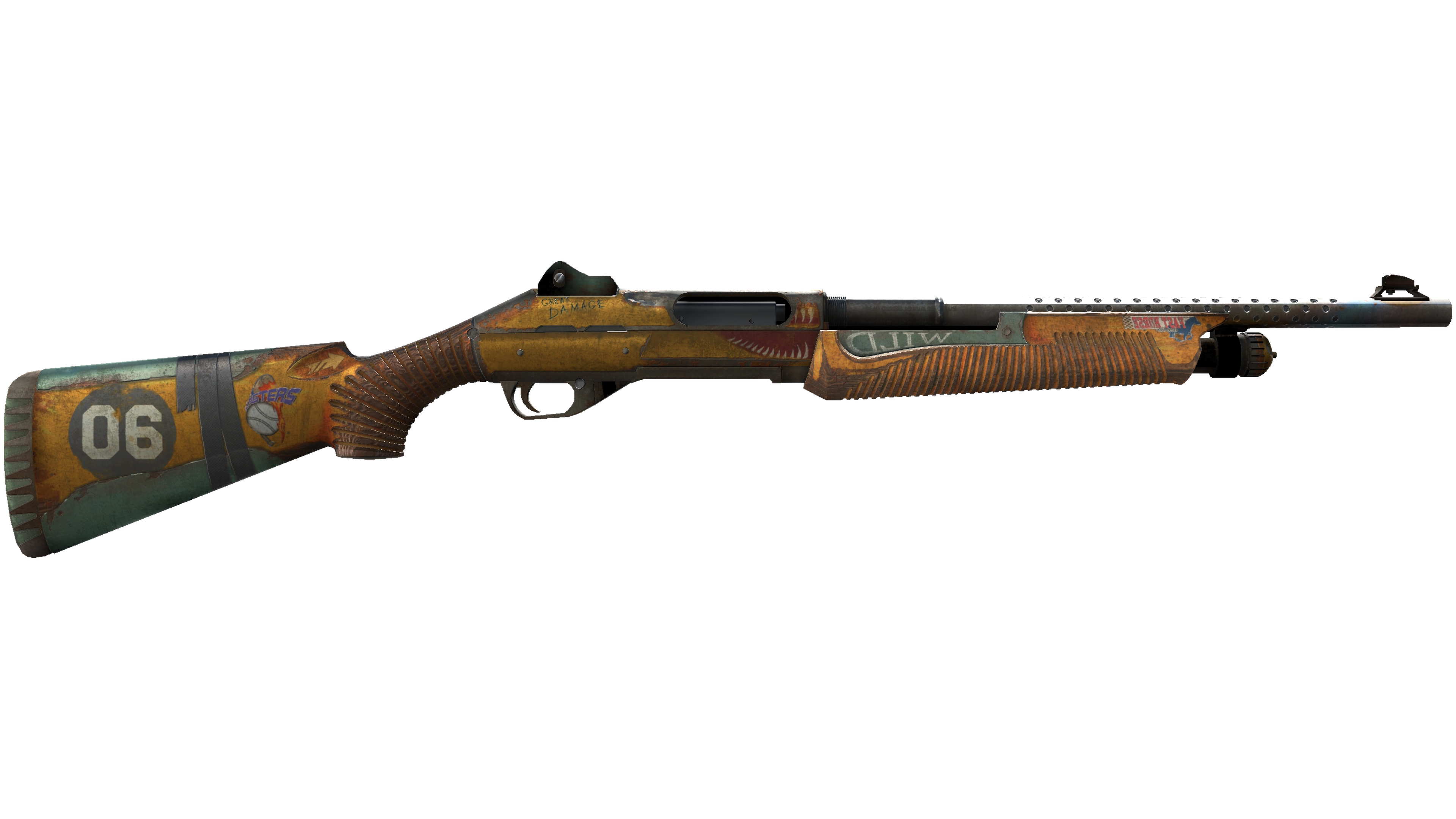StatTrak™ Nova | Wild Six (Battle-Scarred) thumbnail