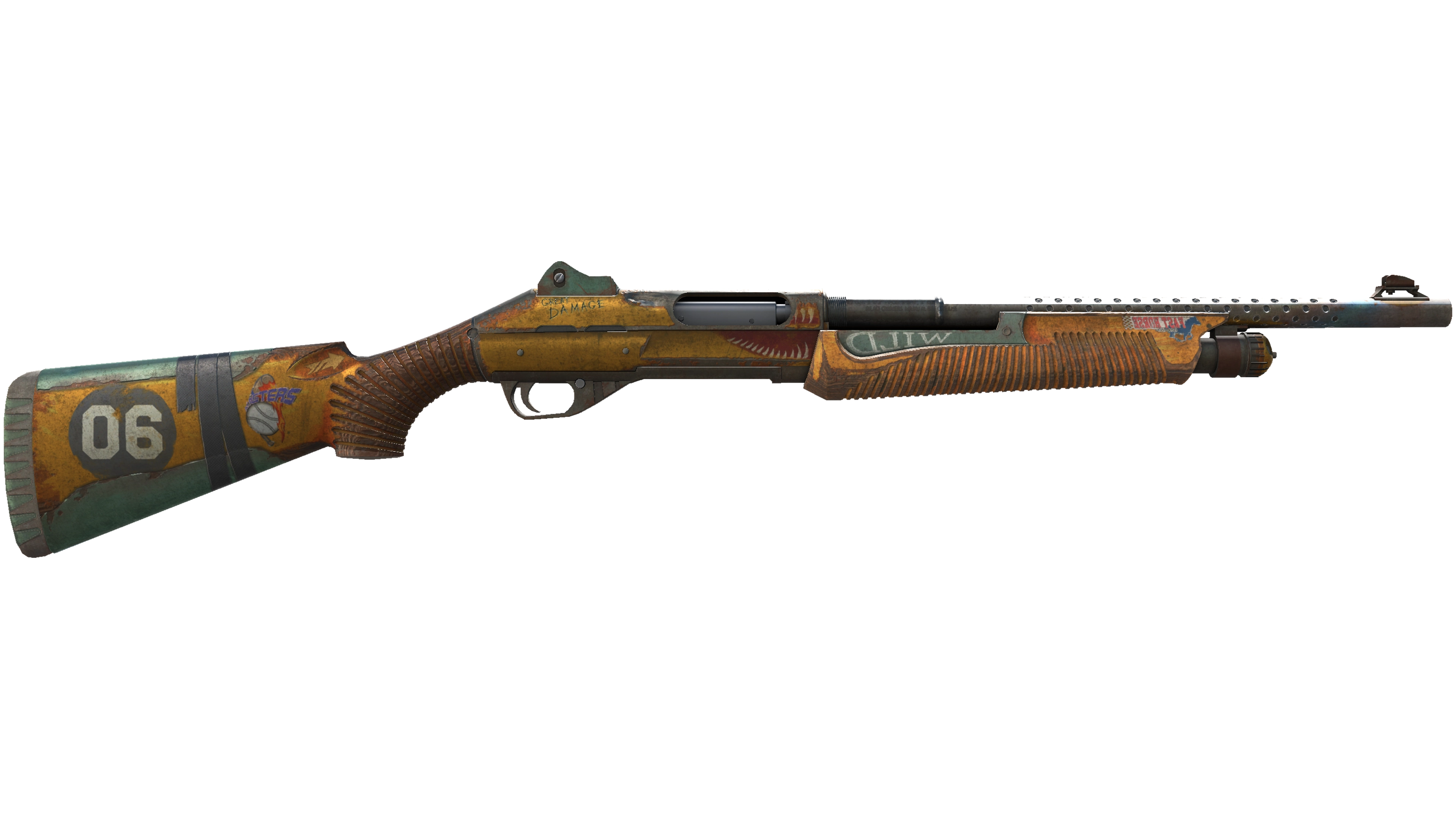StatTrak™ Nova | Wild Six (Battle-Scarred) thumbnail