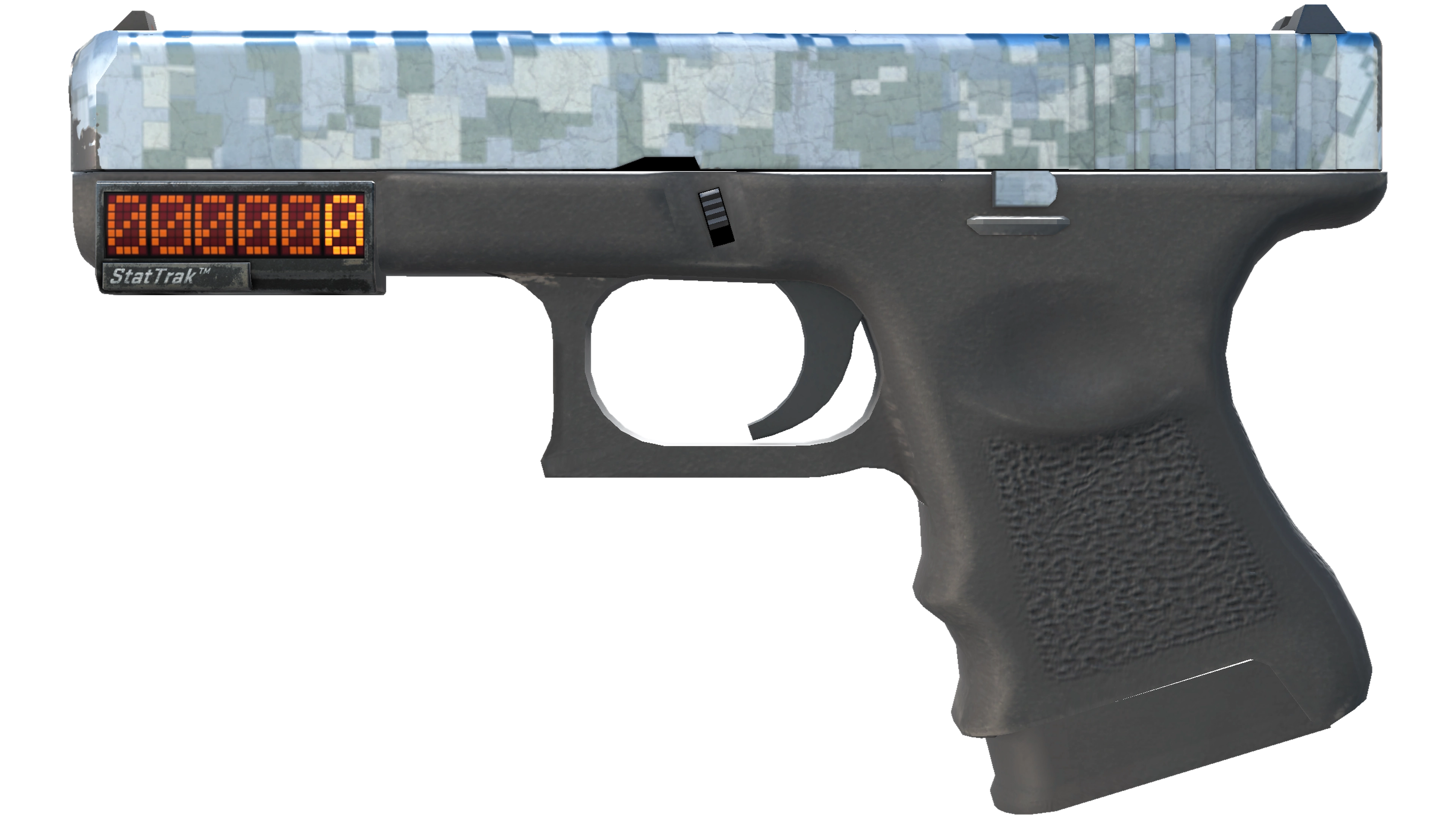 StatTrak™ Glock-18 | Steel Disruption (Field-Tested)