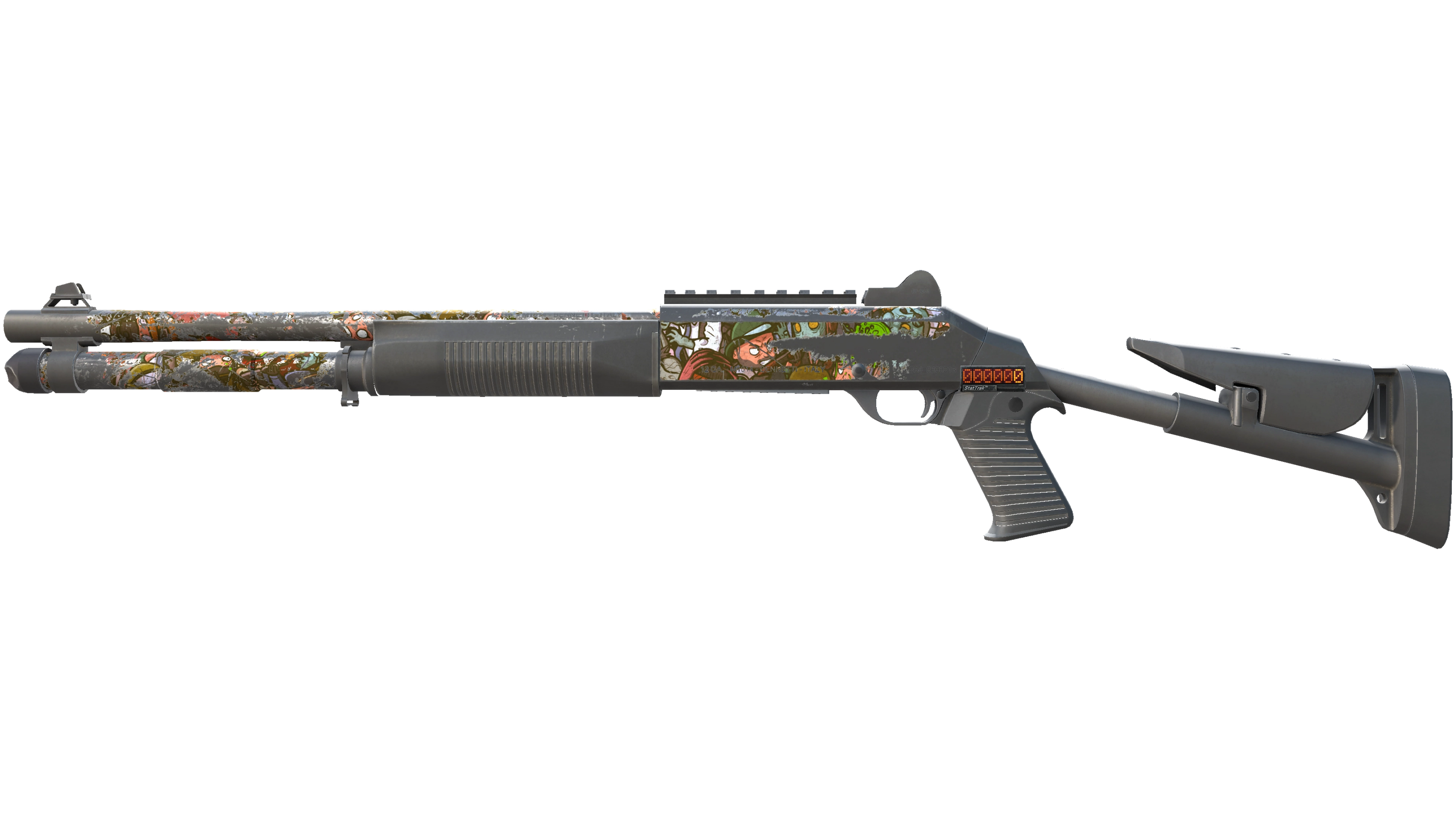 StatTrak™ XM1014 | Zombie Offensive (Well-Worn)