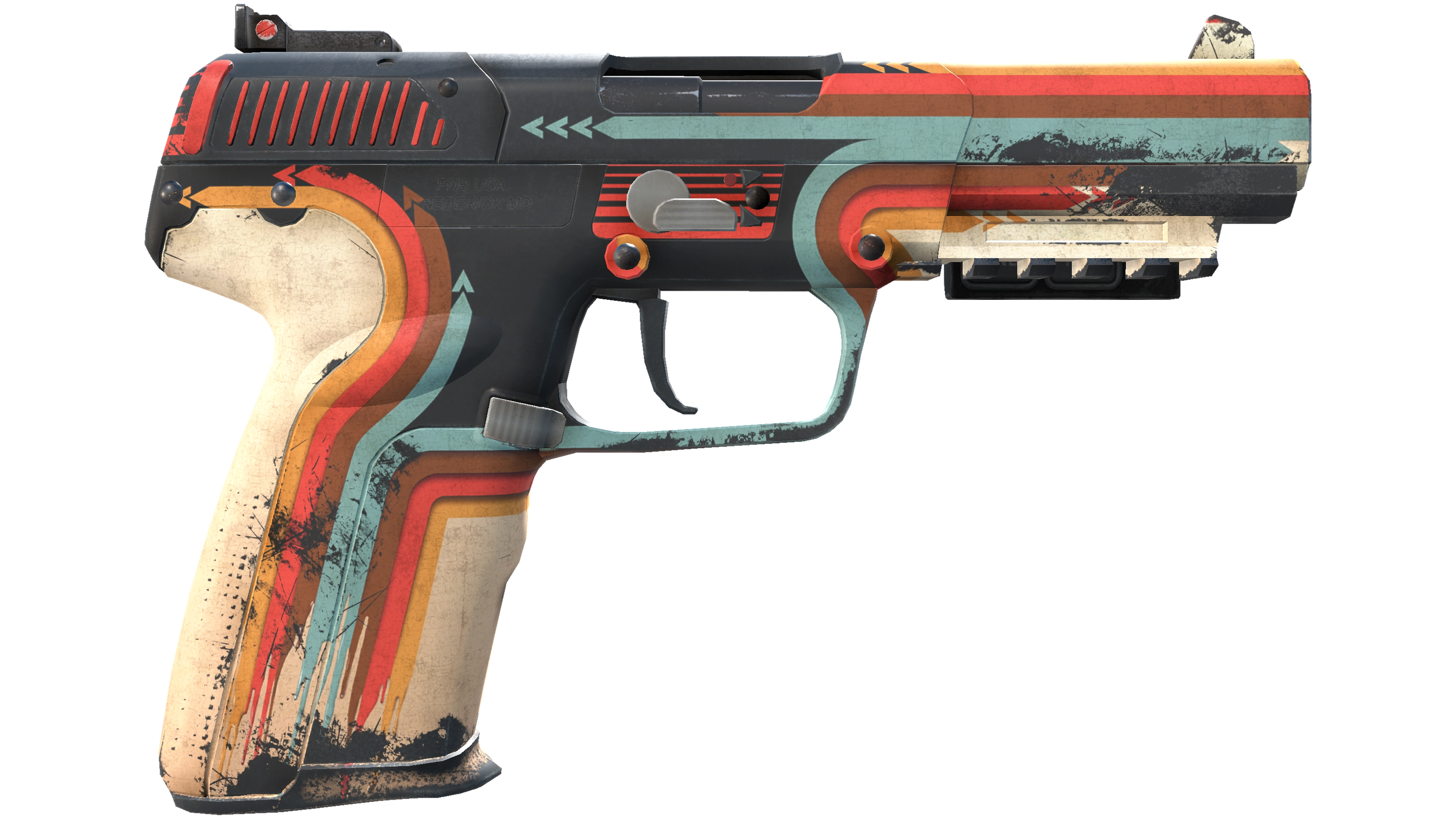 StatTrak™ Five-SeveN | Retrobution (Battle-Scarred) thumbnail