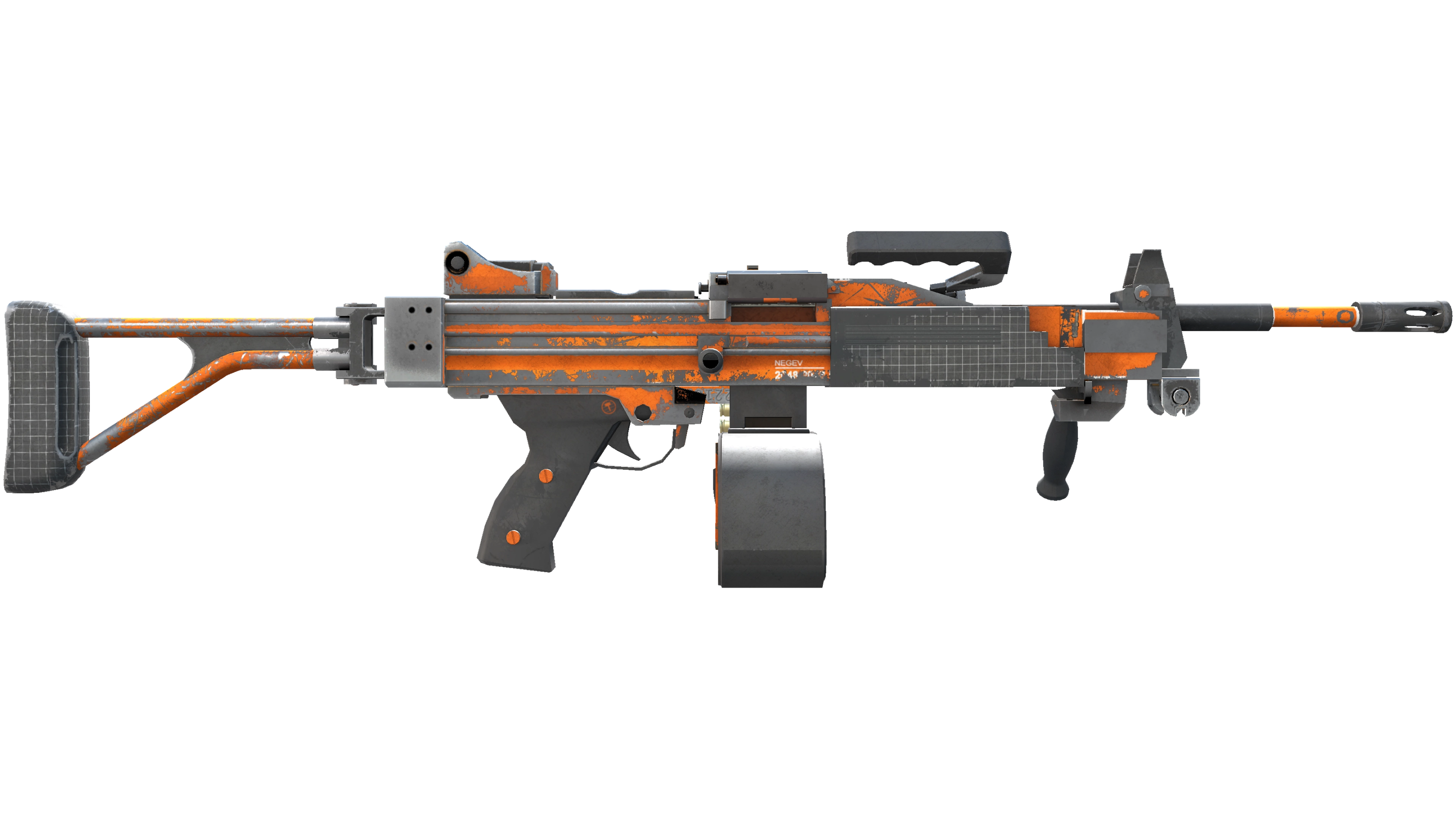 StatTrak™ Negev | dev_texture (Well-Worn) thumbnail