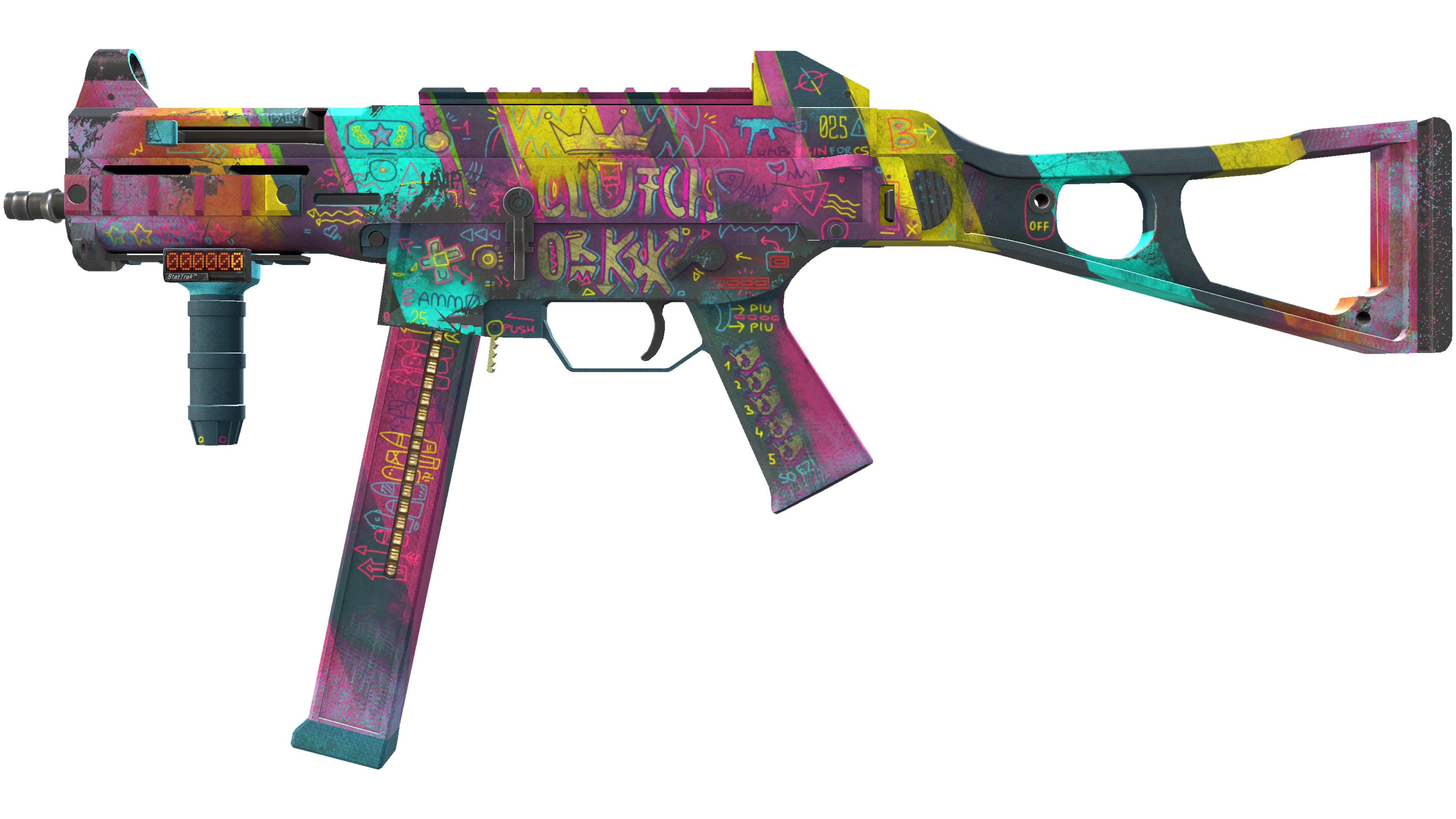 StatTrak™ UMP-45 | Wild Child (Battle-Scarred) 缩略图