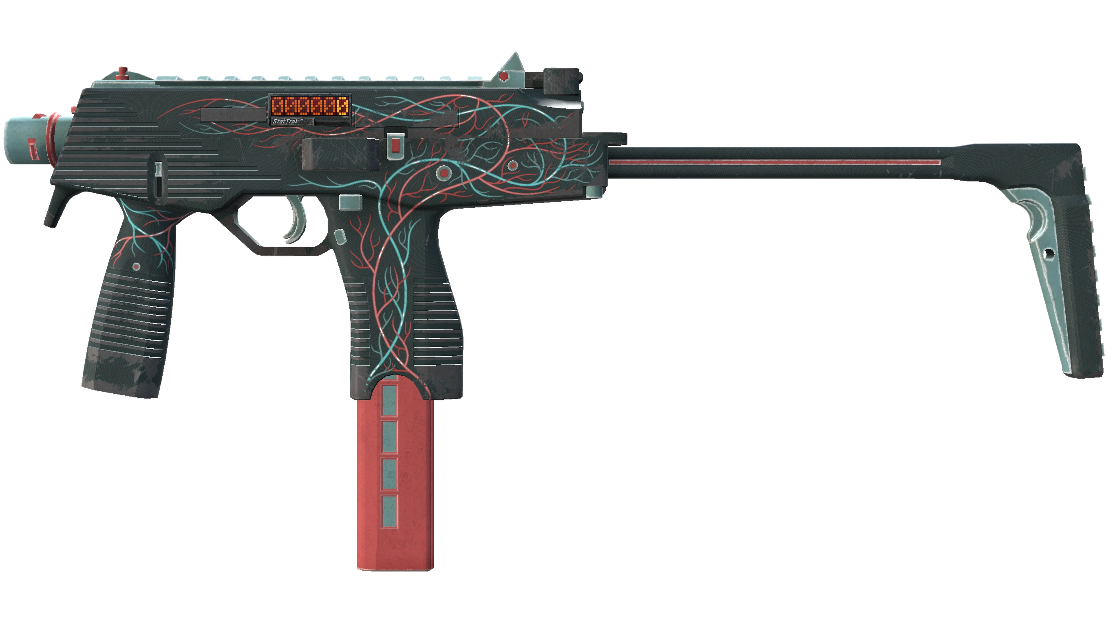 StatTrak™ MP9 | Capillary (Well-Worn)