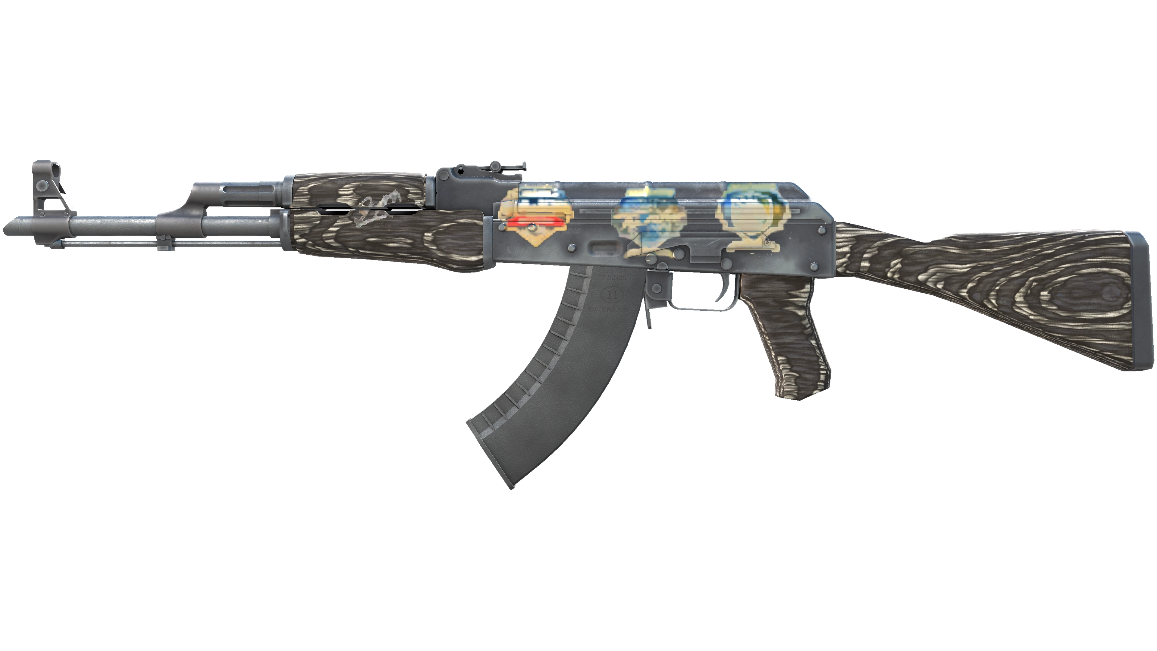 Souvenir AK-47 | Black Laminate (Battle-Scarred) thumbnail