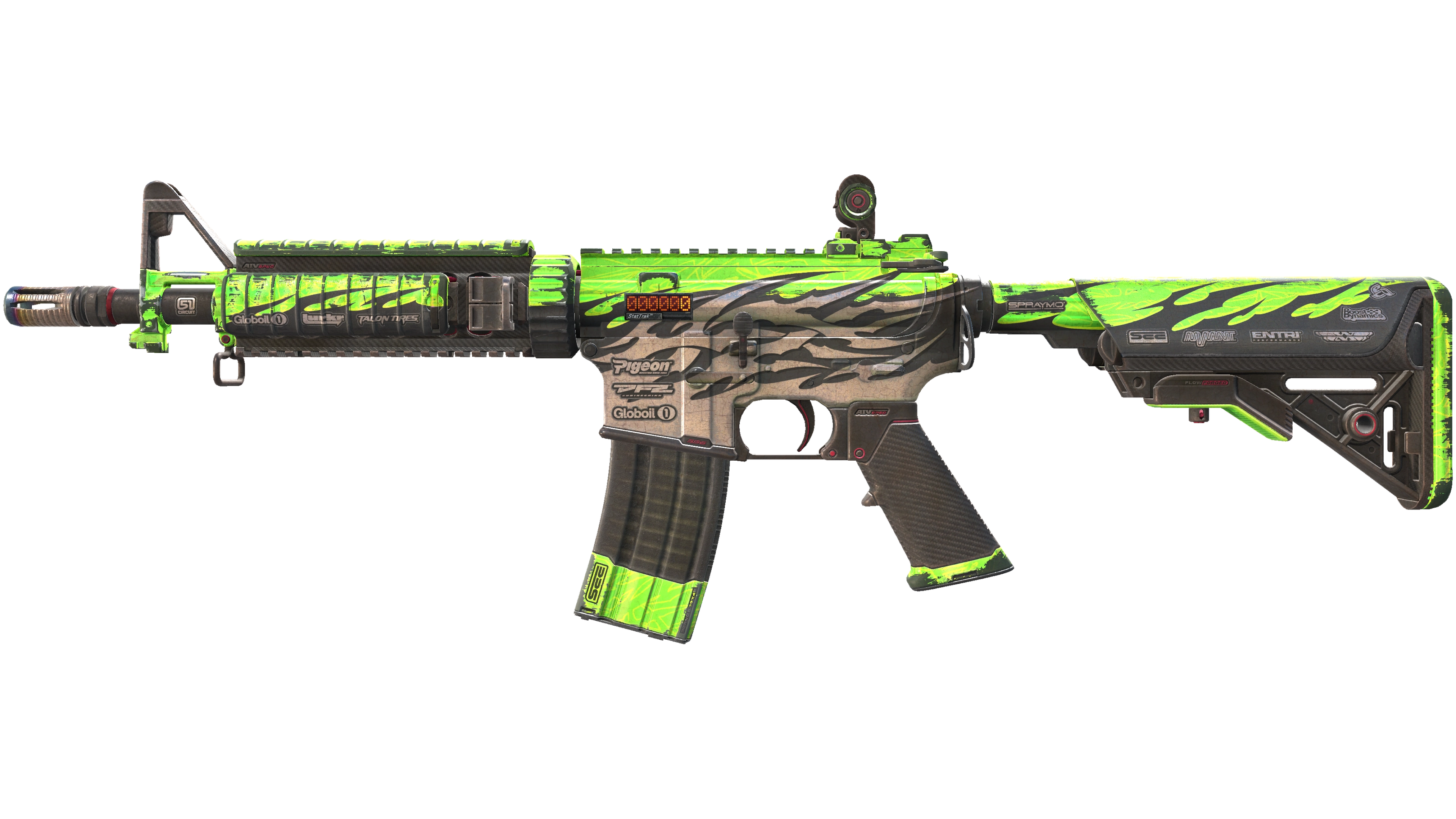 StatTrak™ M4A4 | Full Throttle (Battle-Scarred) thumbnail