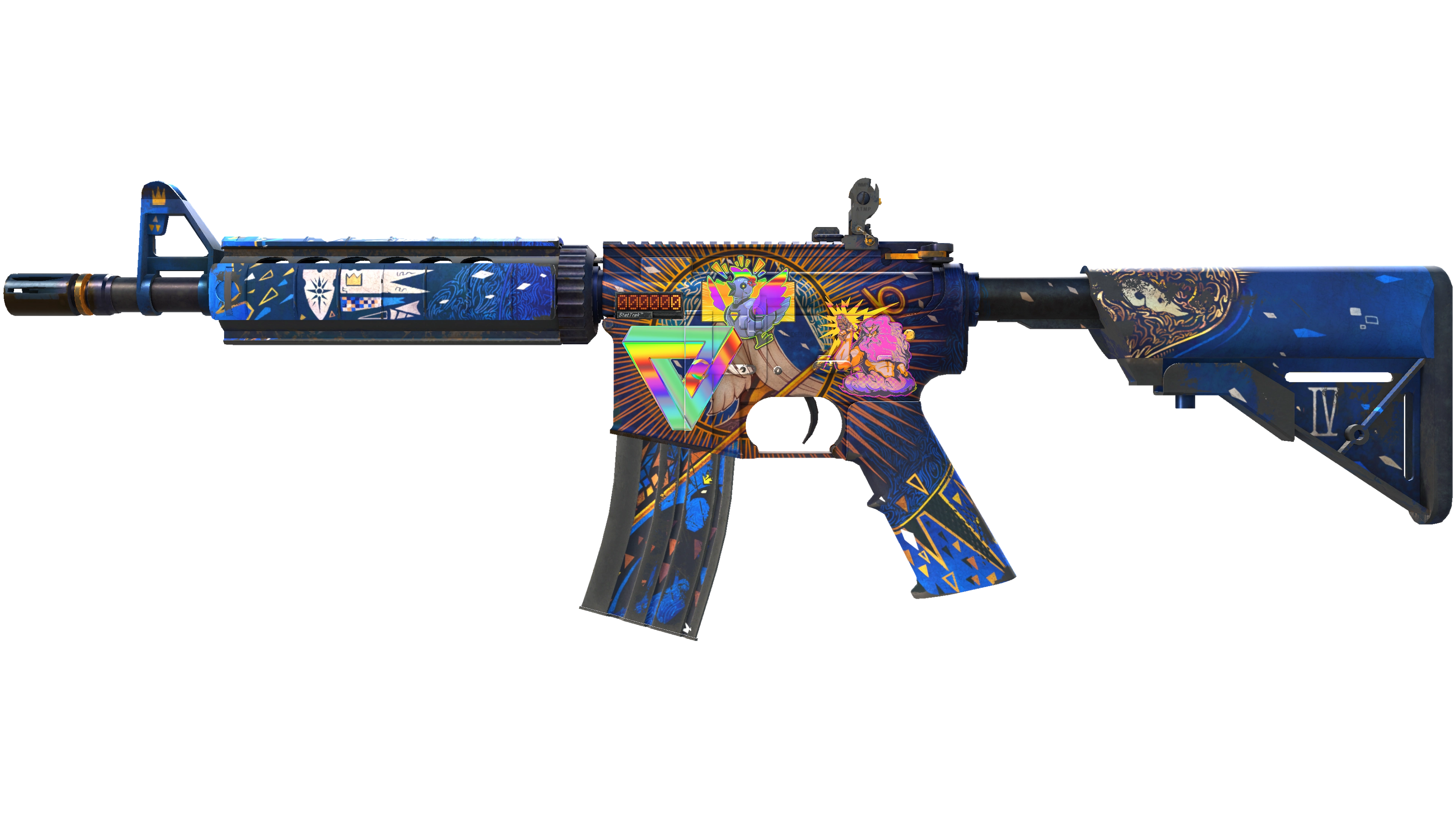 StatTrak™ M4A4 | The Emperor (Well-Worn) thumbnail