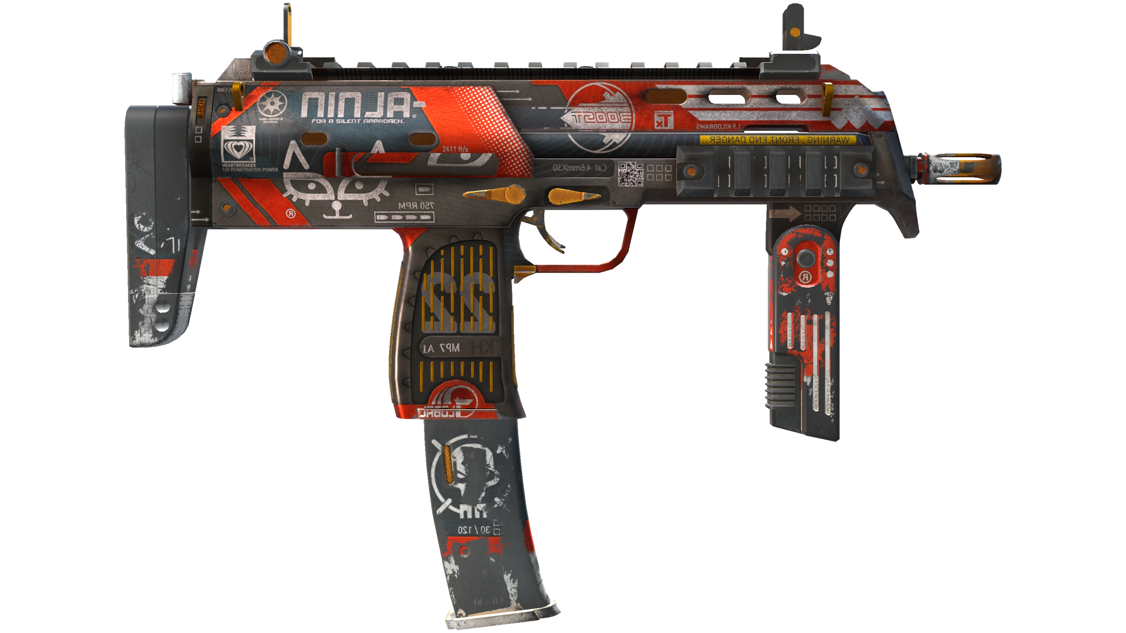 صورة مصغرة لـ StatTrak™ MP7 | Bloodsport (Battle-Scarred)