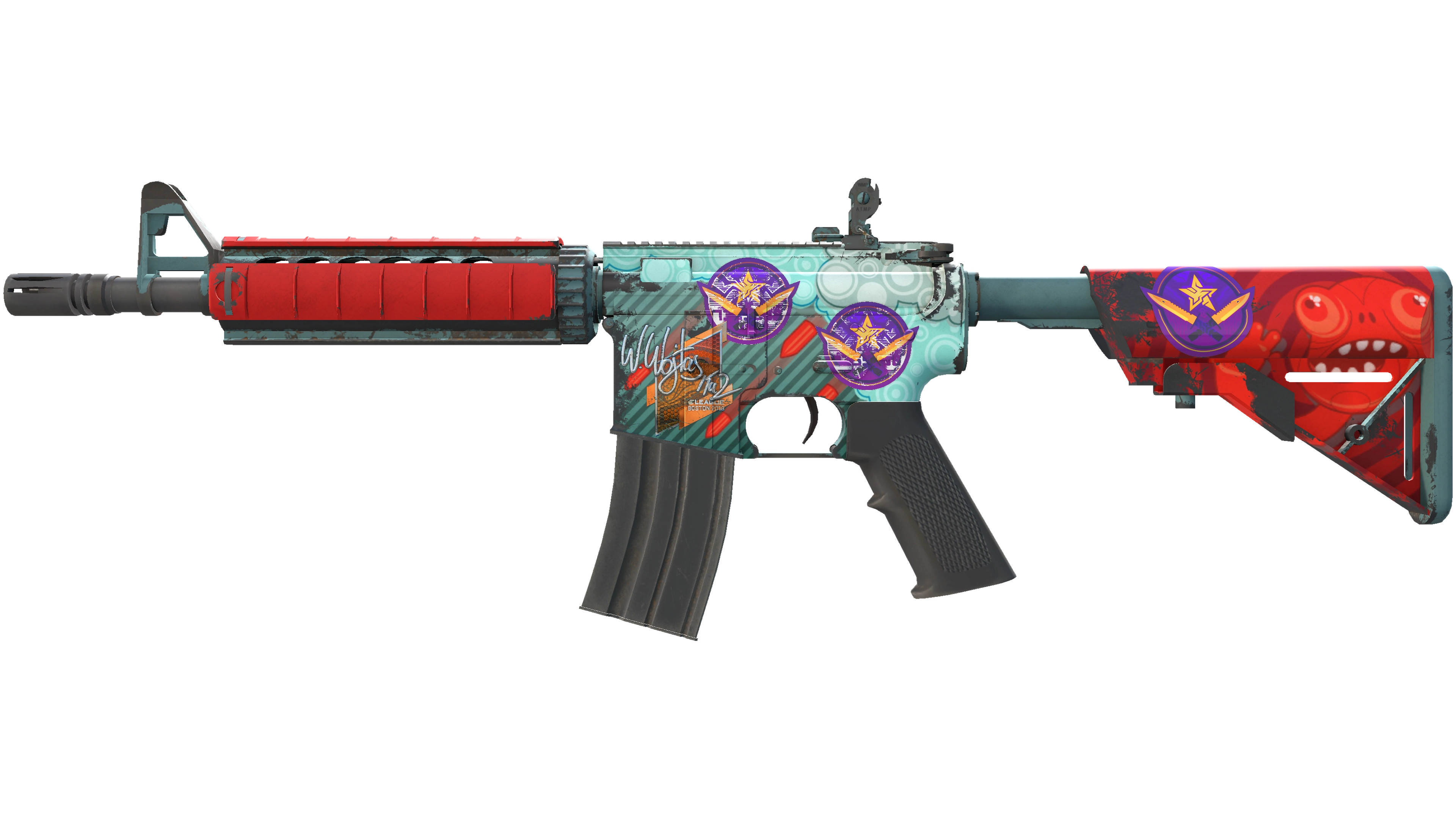 M4A4 | Bullet Rain (Minimal Wear) thumbnail