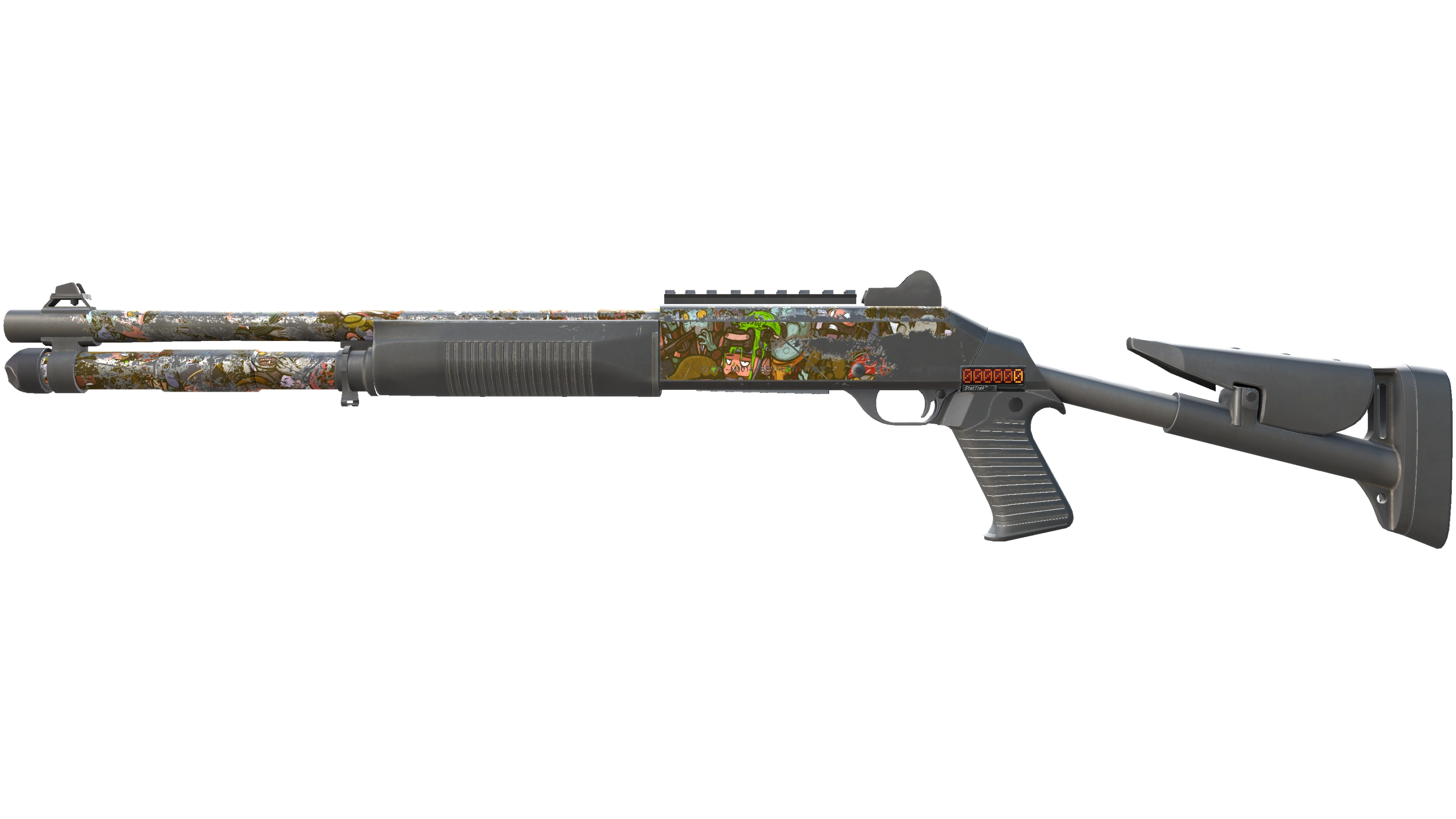 StatTrak™ XM1014 | Zombie Offensive (Well-Worn)