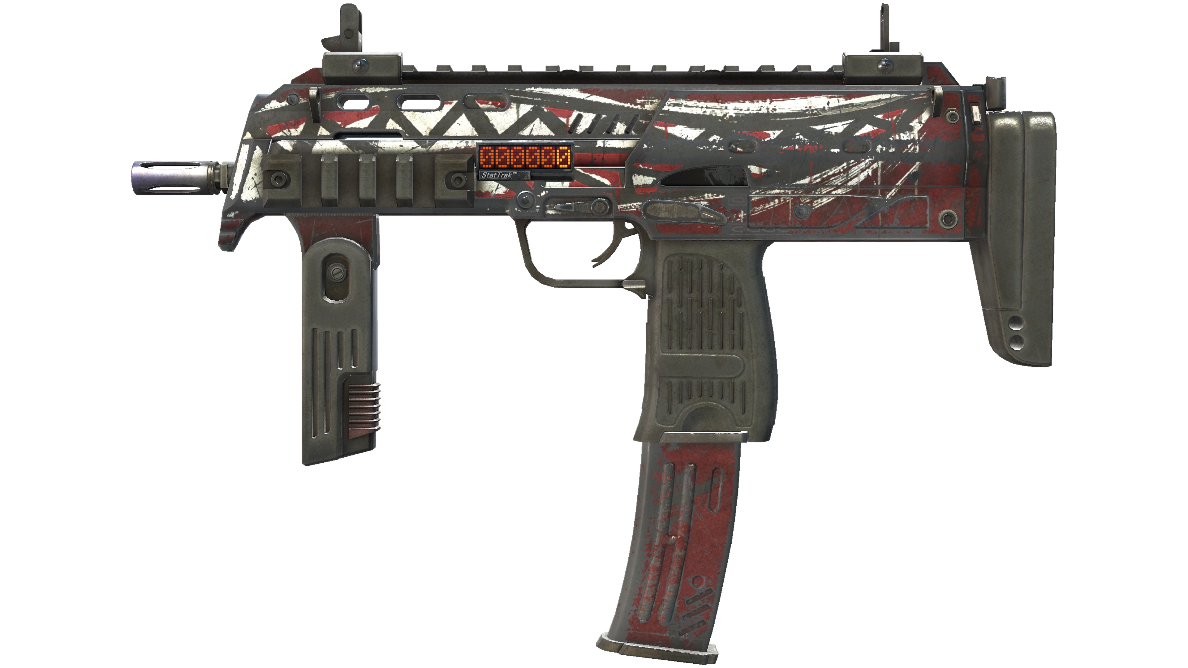 StatTrak™ MP7 | Mischief (Battle-Scarred)