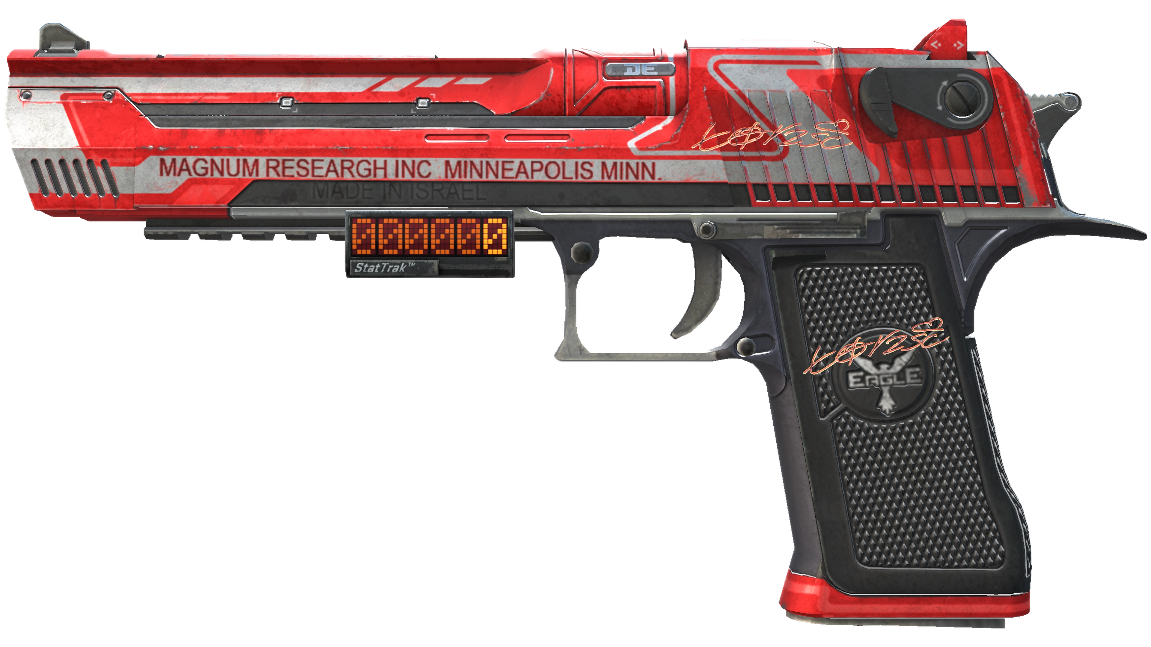 StatTrak™ Desert Eagle | Code Red (Well-Worn)