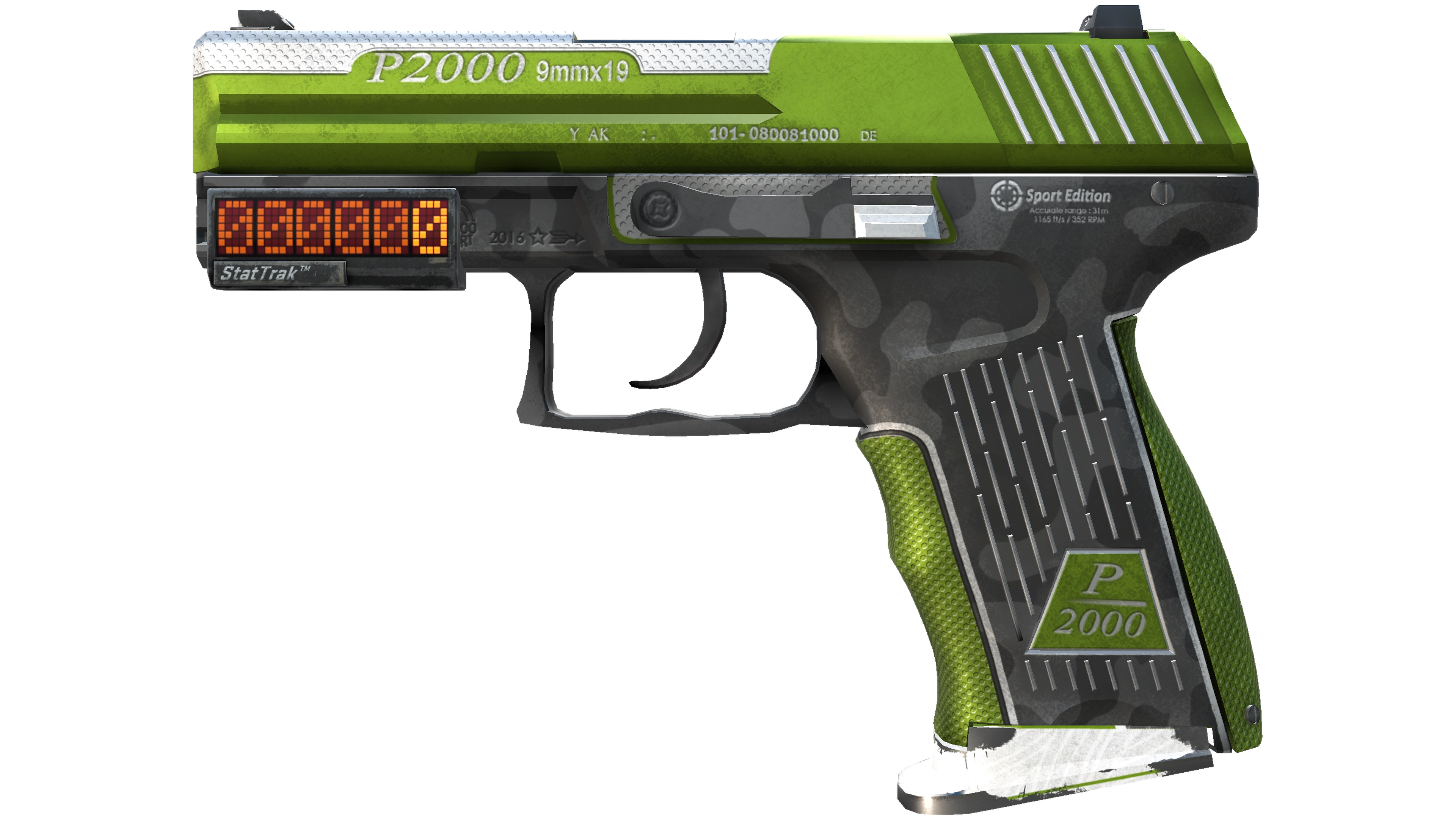 StatTrak™ P2000 | Turf (Field-Tested)