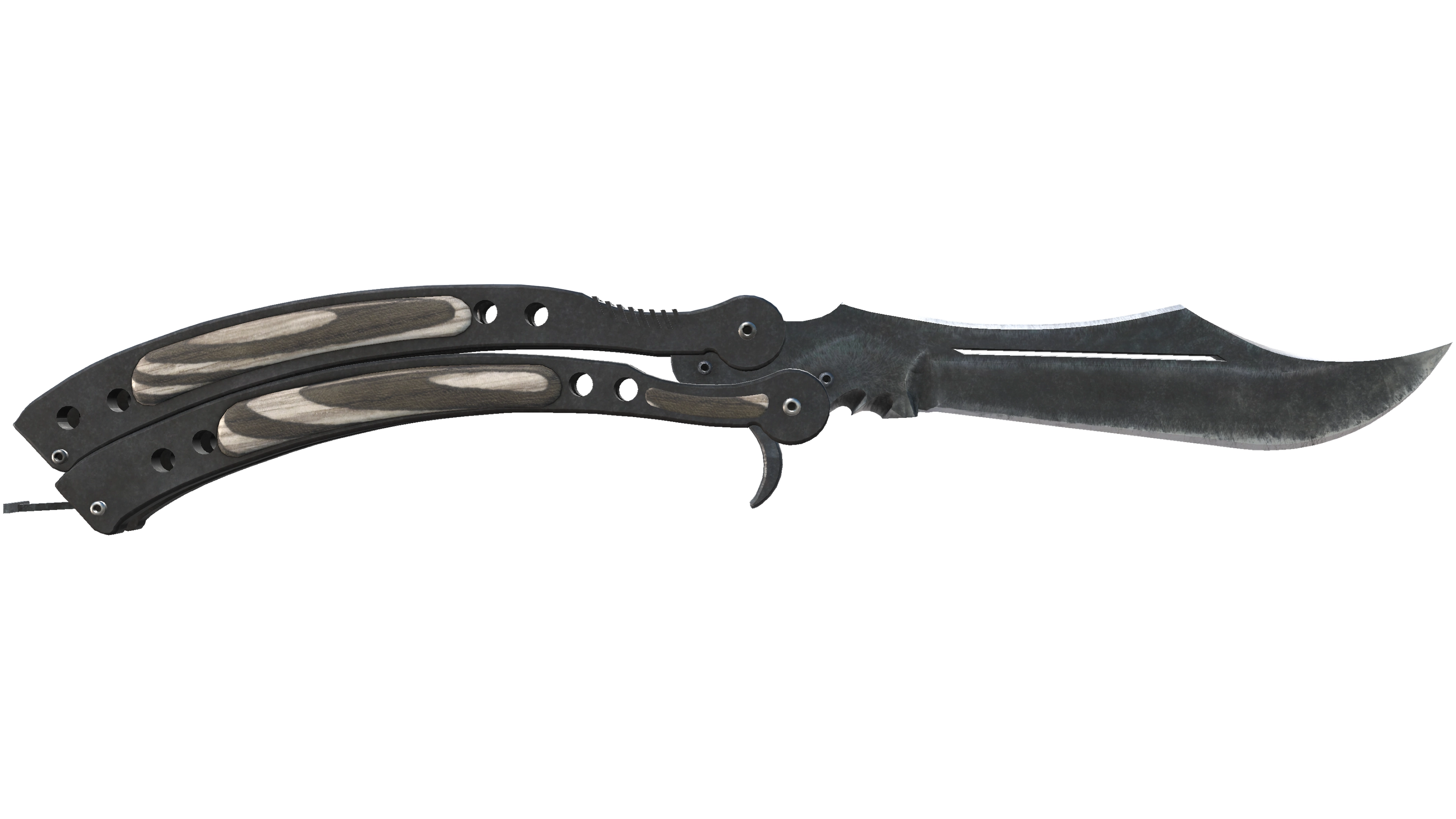 ★ StatTrak™ Butterfly Knife | Black Laminate (Field-Tested)