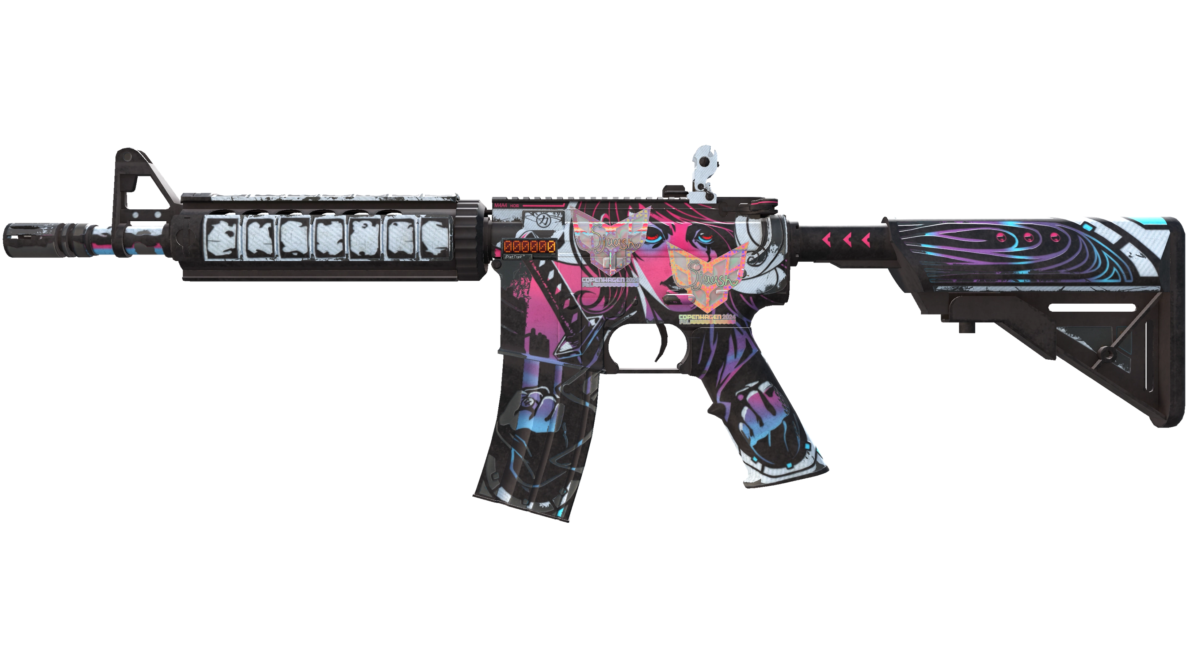 StatTrak™ M4A4 | Neo-Noir (Well-Worn)