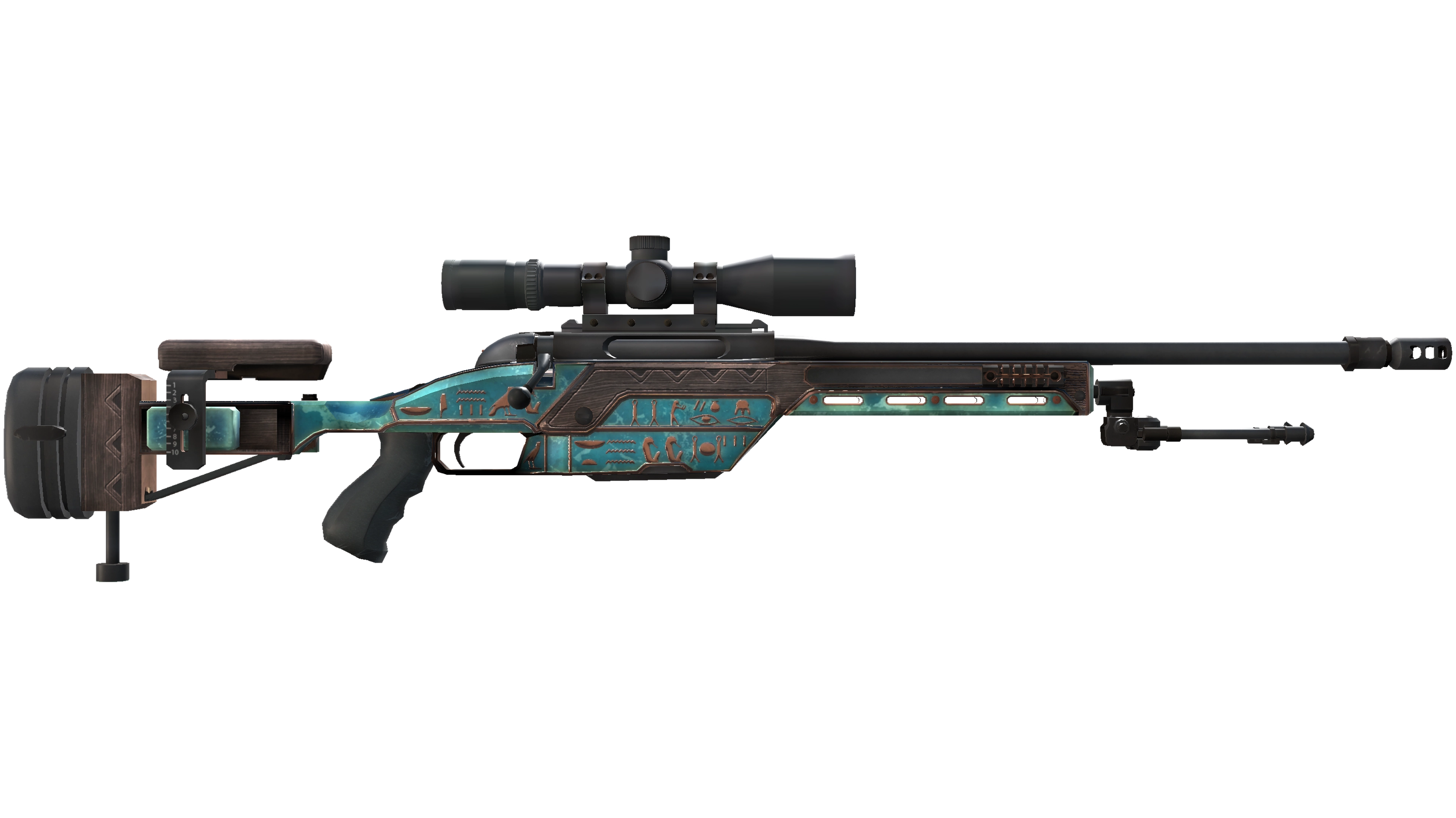 صورة مصغرة لـ SSG 08 | Azure Glyph (Minimal Wear)