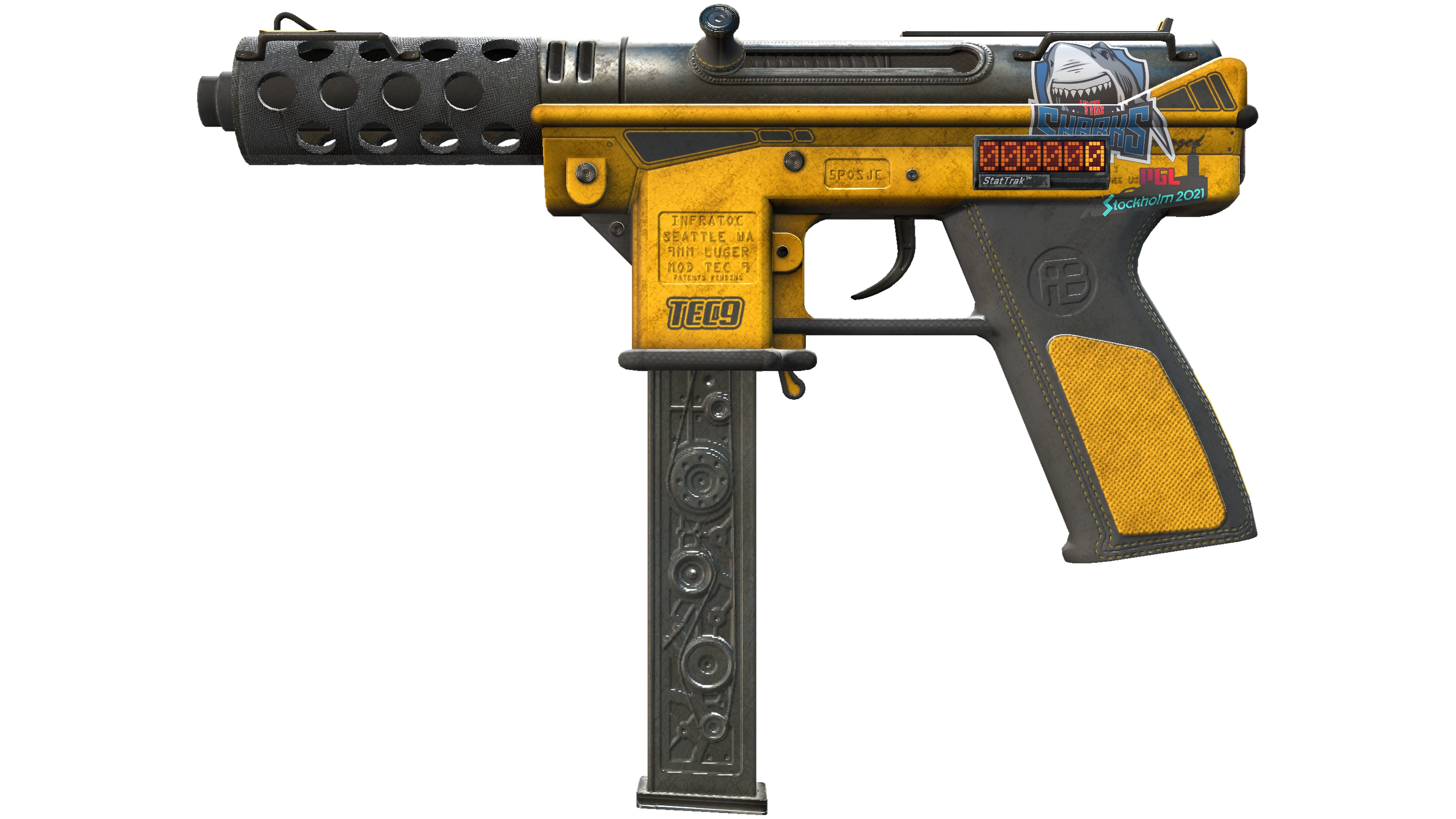 StatTrak™ Tec-9 | Fuel Injector (Battle-Scarred)