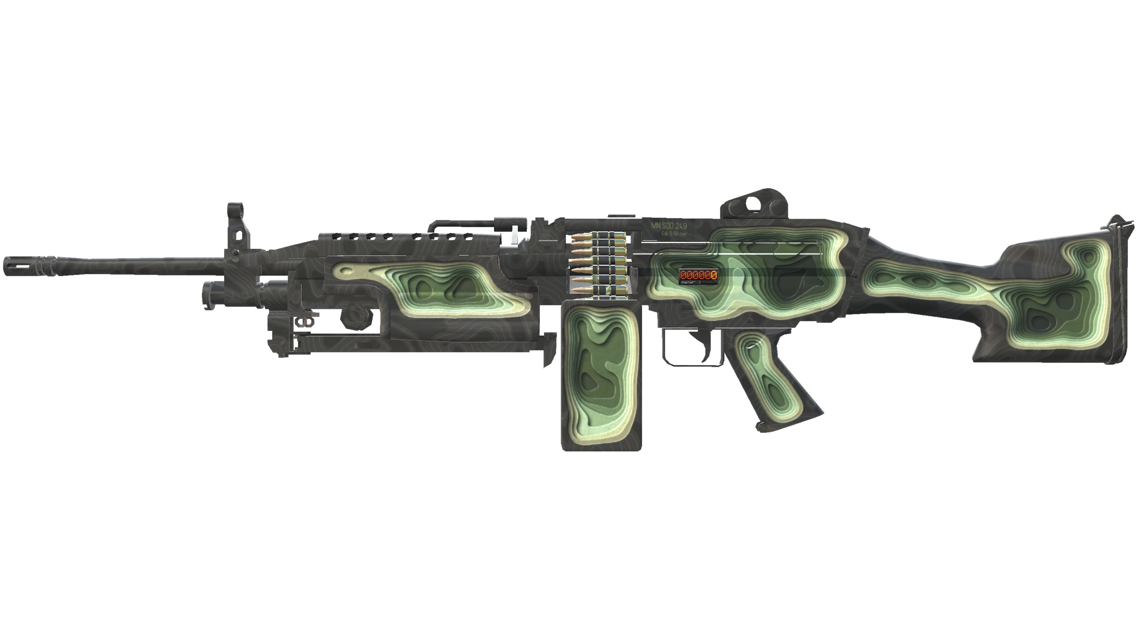 StatTrak™ M249 | Deep Relief (Factory New)