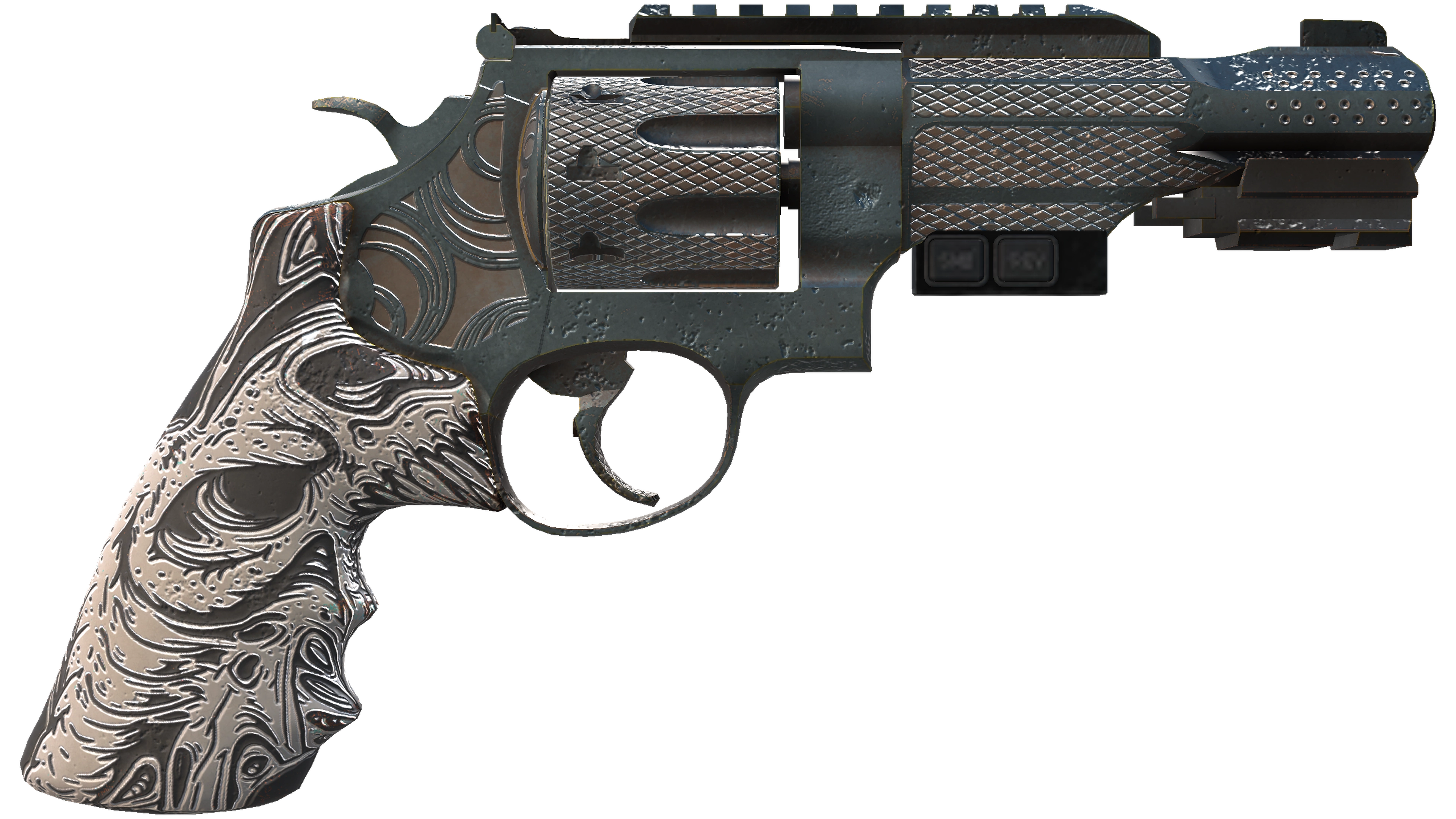 StatTrak™ R8 Revolver | Bone Forged (Minimal Wear) thumbnail