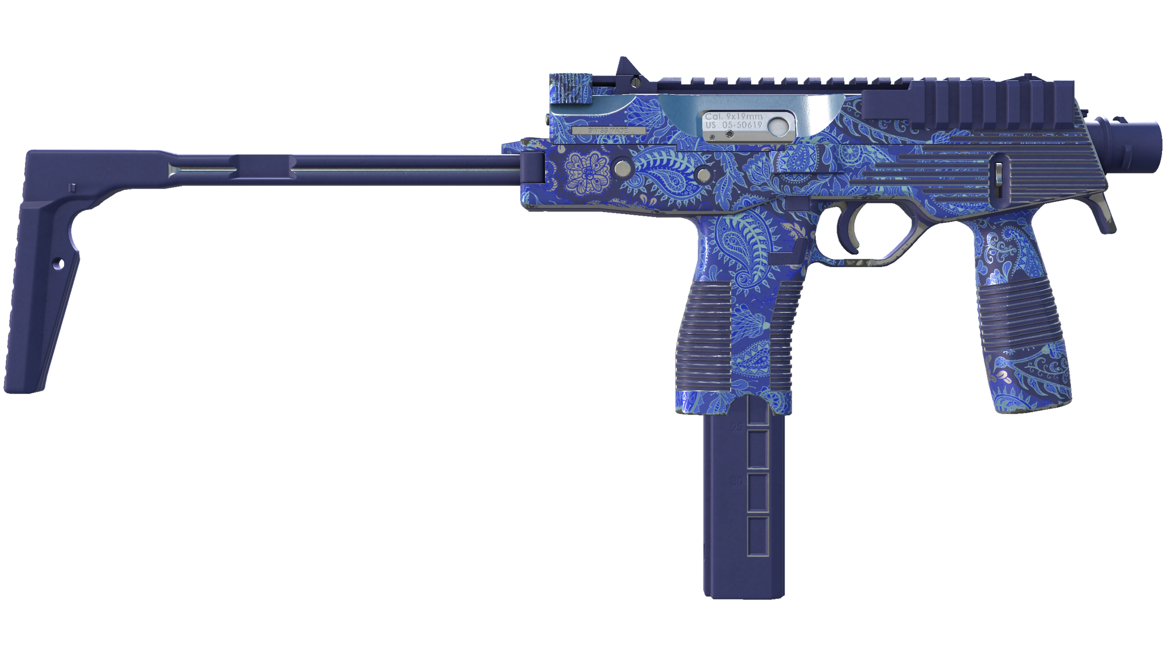 MP9 | Cobalt Paisley (Minimal Wear) thumbnail