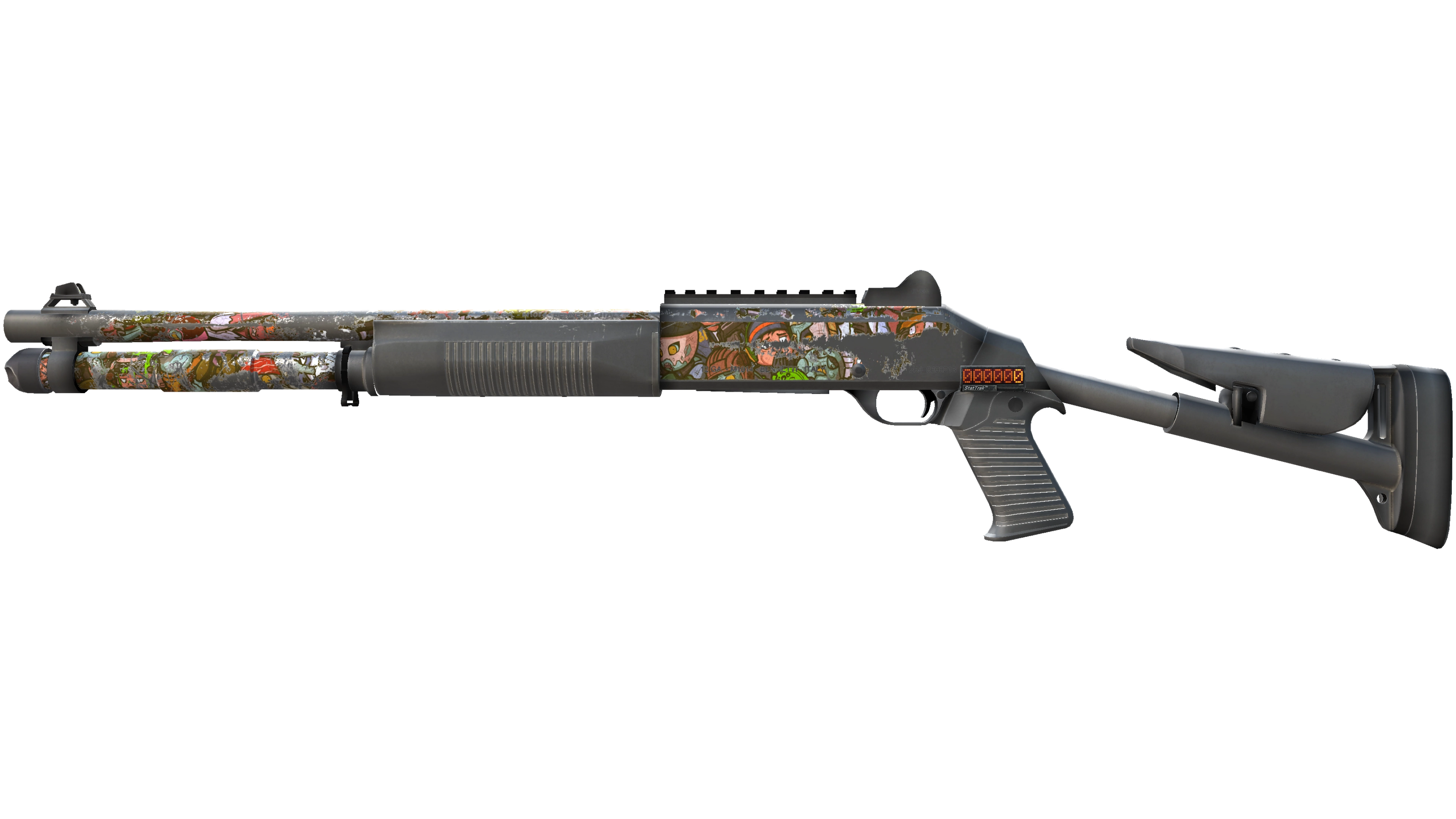 StatTrak™ XM1014 | Zombie Offensive (Well-Worn)