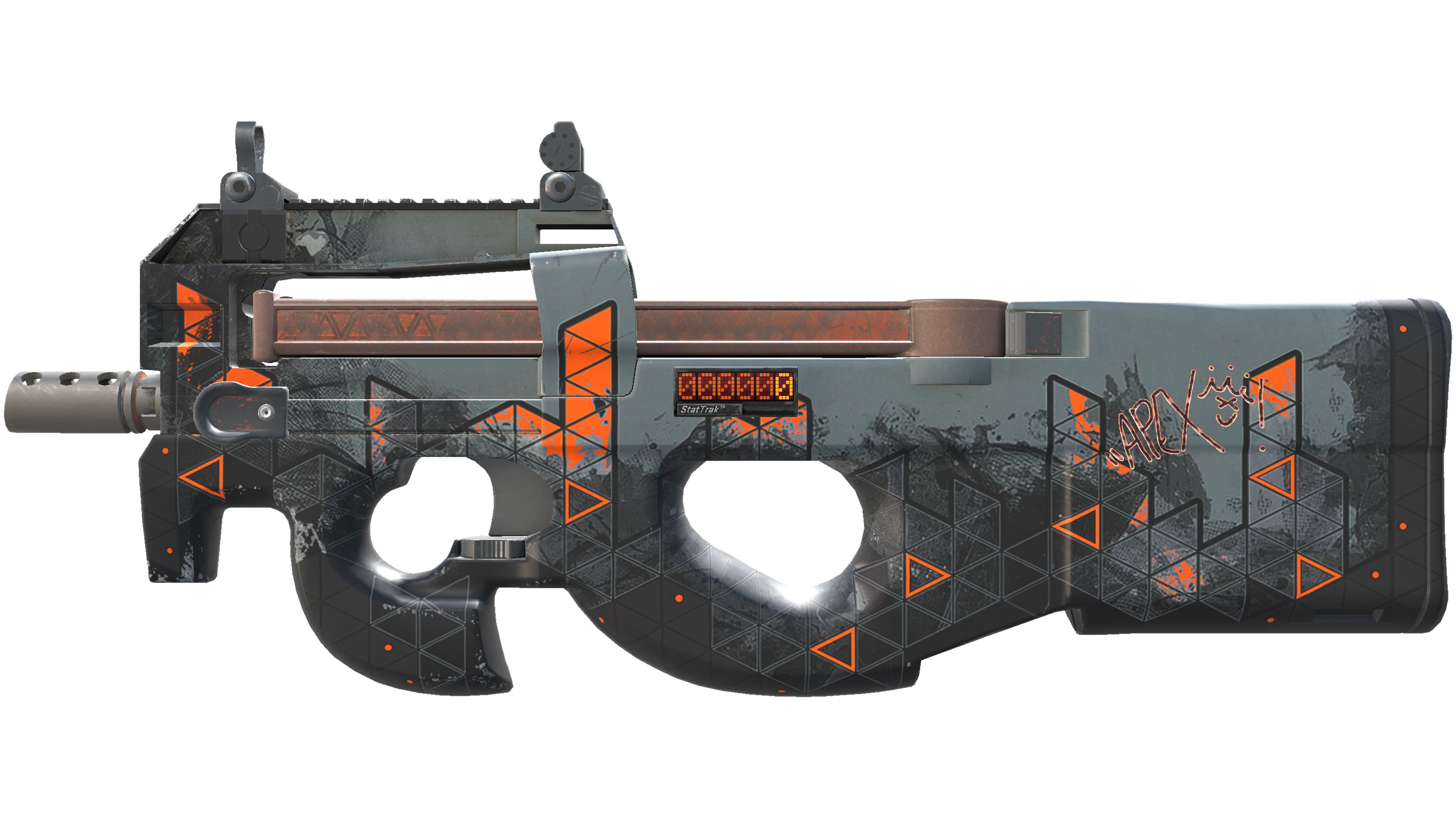 StatTrak™ P90 | Trigon (Minimal Wear)