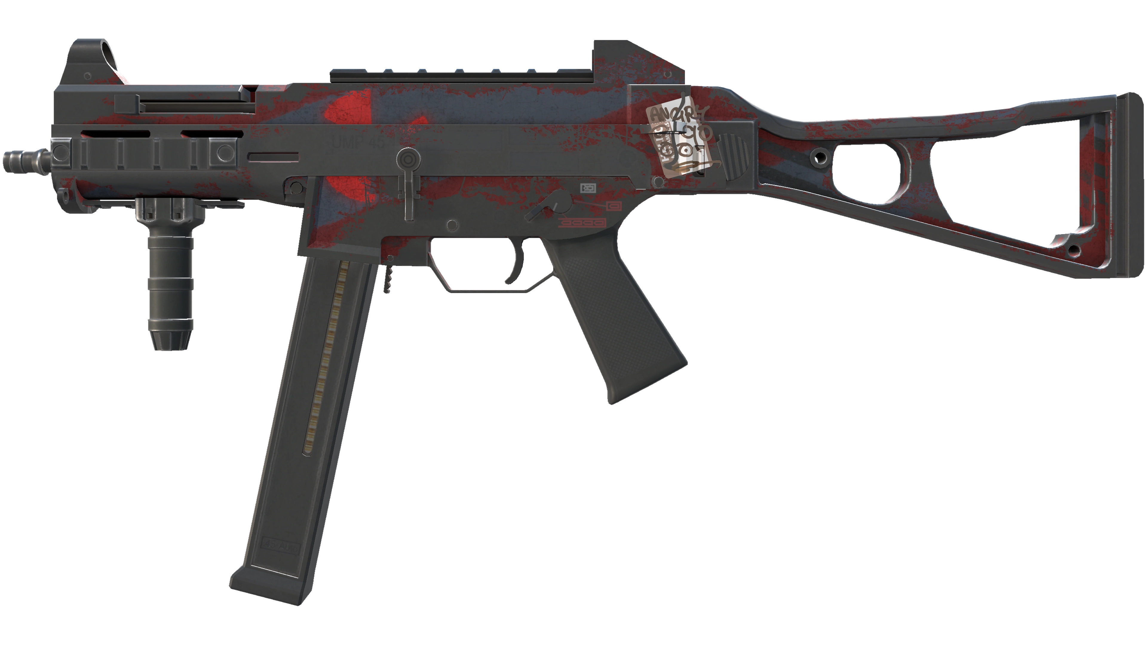 UMP-45 | Fallout Warning (Battle-Scarred)