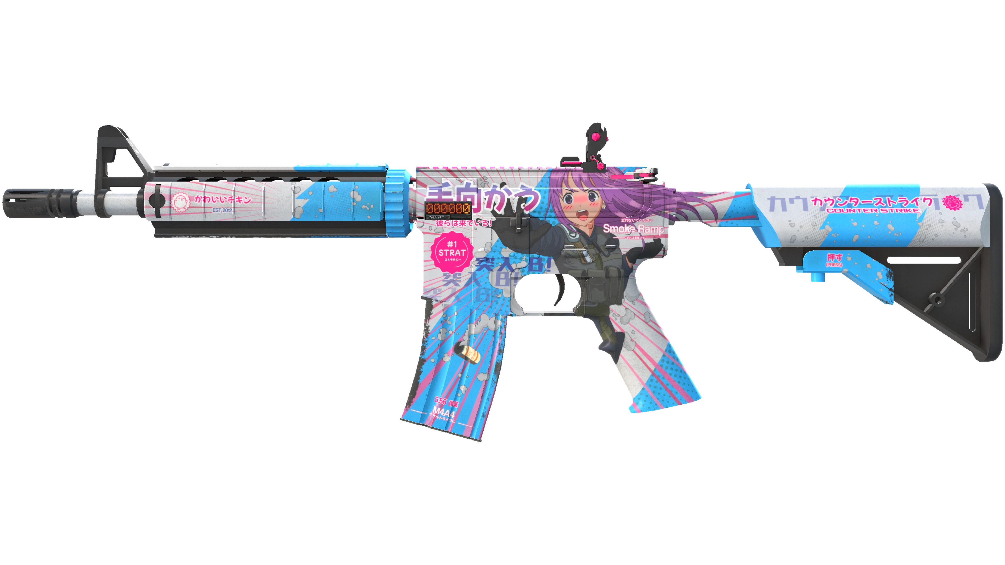 StatTrak™ M4A4 | Temukau (Minimal Wear)