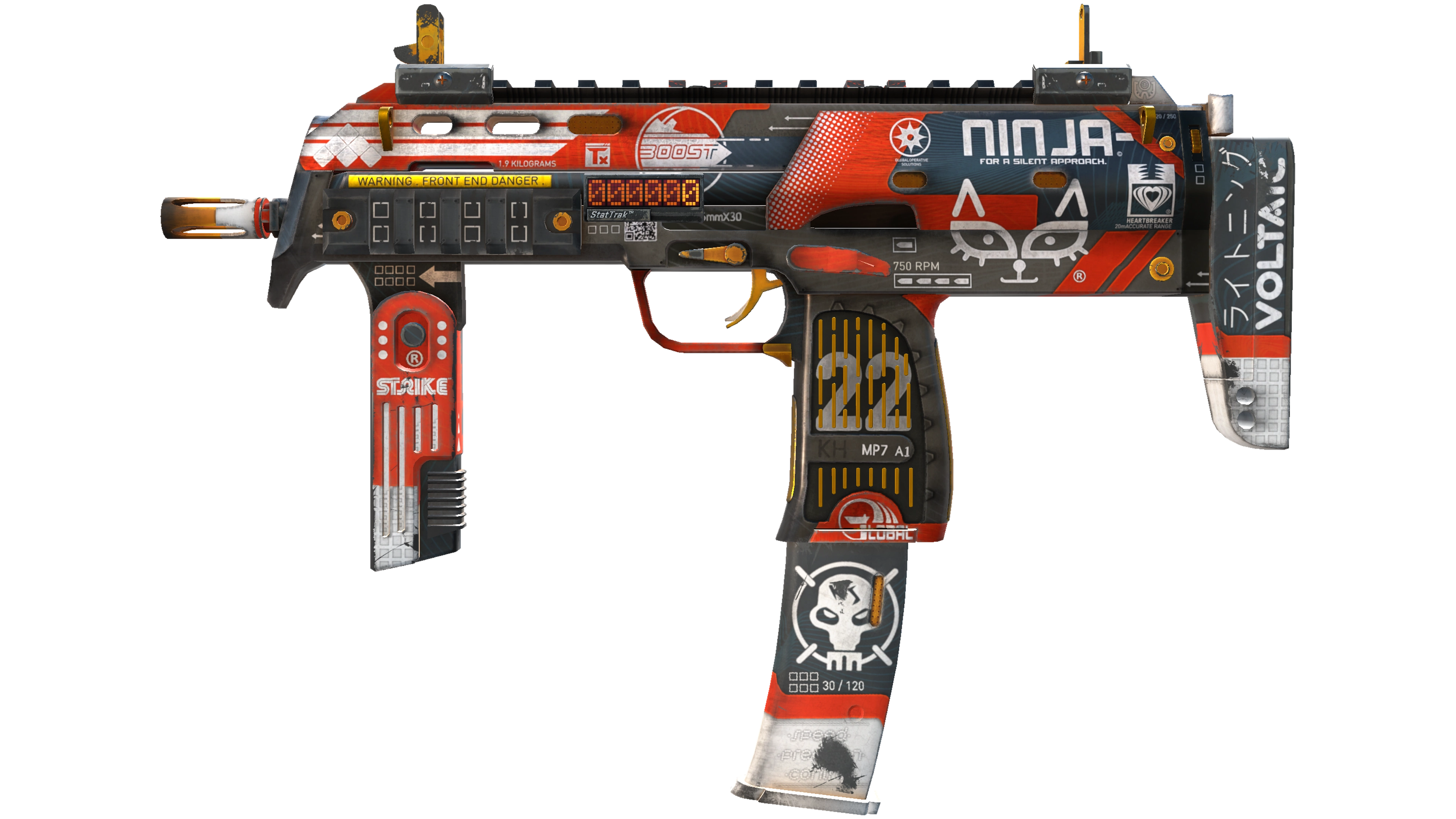 StatTrak™ MP7 | Bloodsport (Field-Tested)