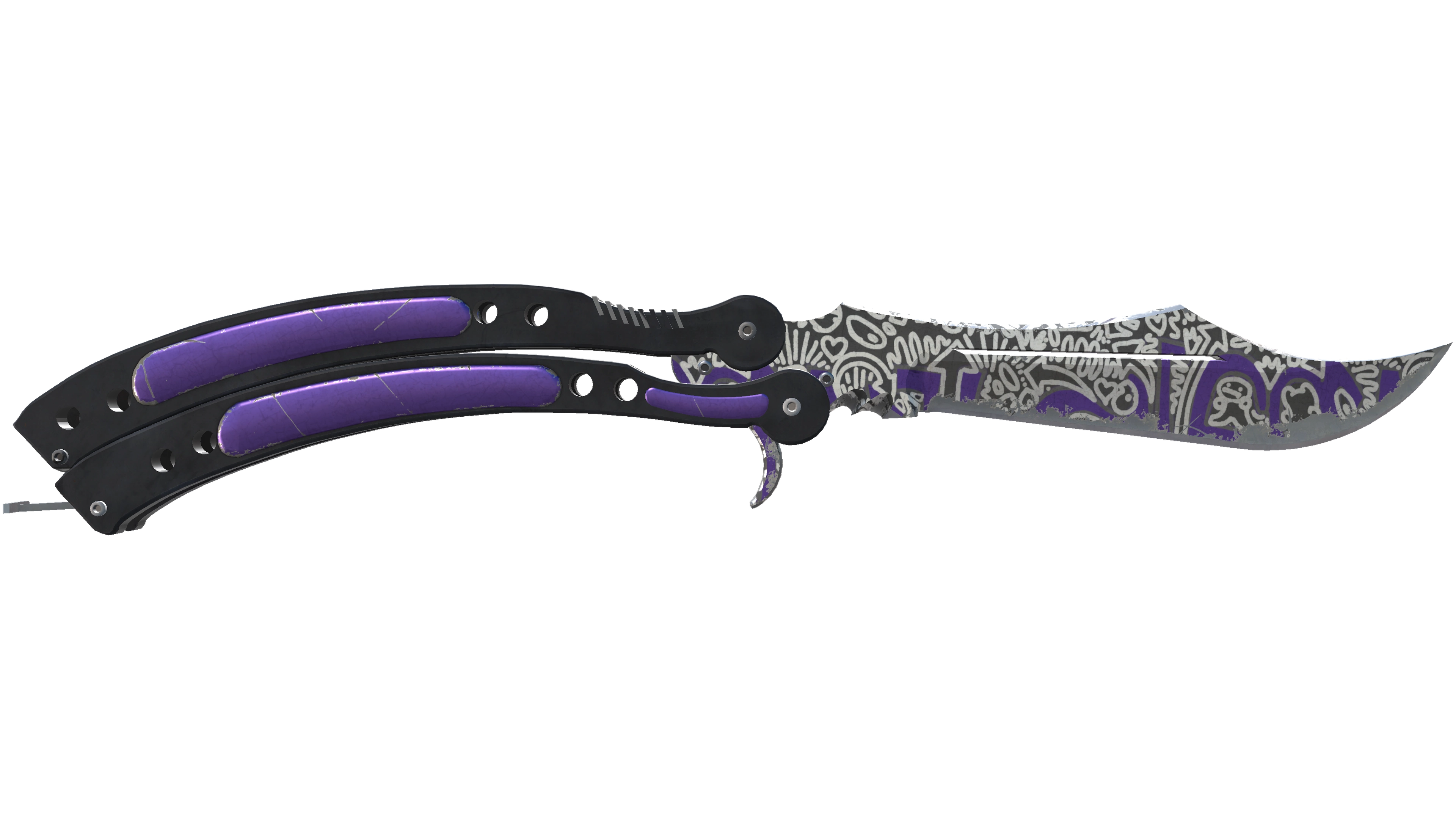 ★ StatTrak™ Butterfly Knife | Freehand (Field-Tested)