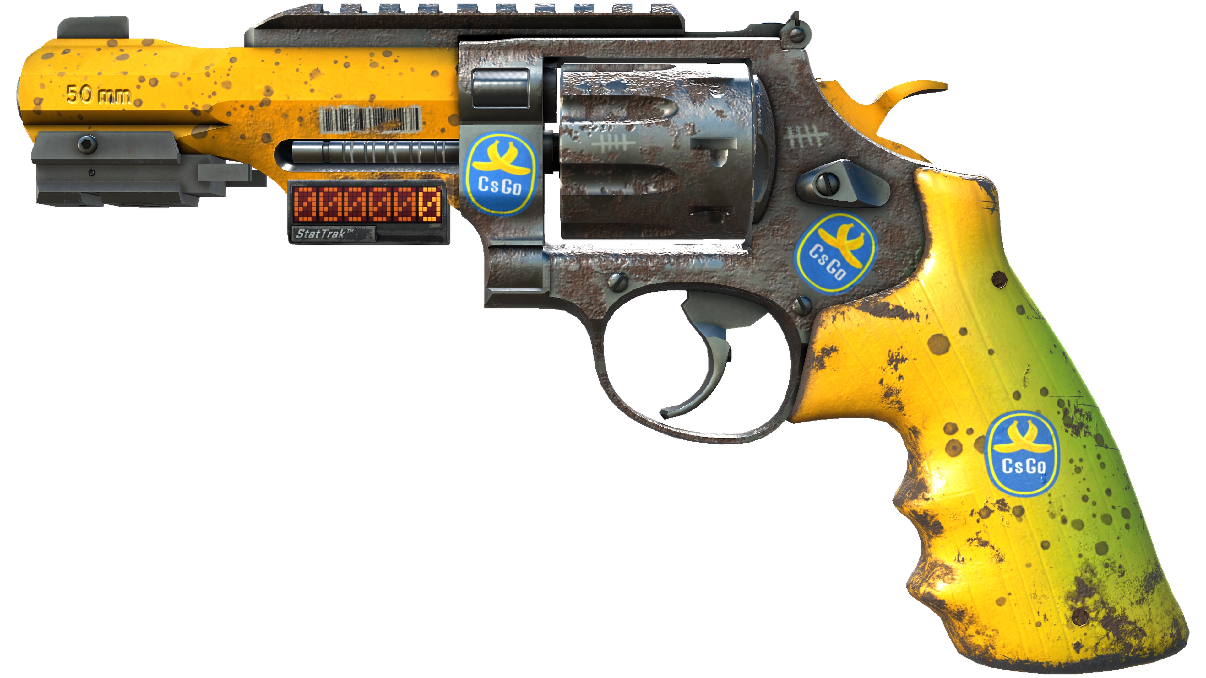 StatTrak™ R8 Revolver | Banana Cannon (Minimal Wear) thumbnail