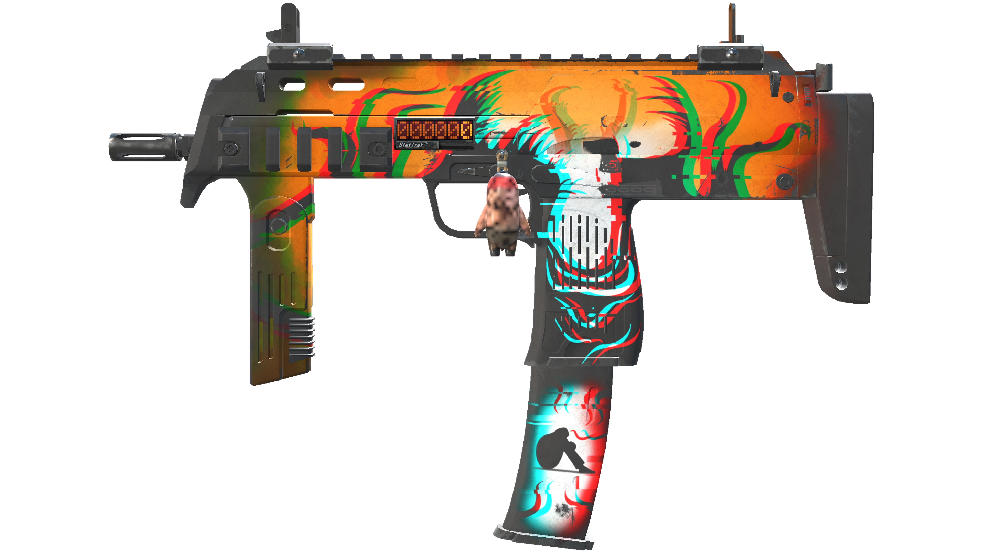 StatTrak™ MP7 | Abyssal Apparition (Well-Worn)