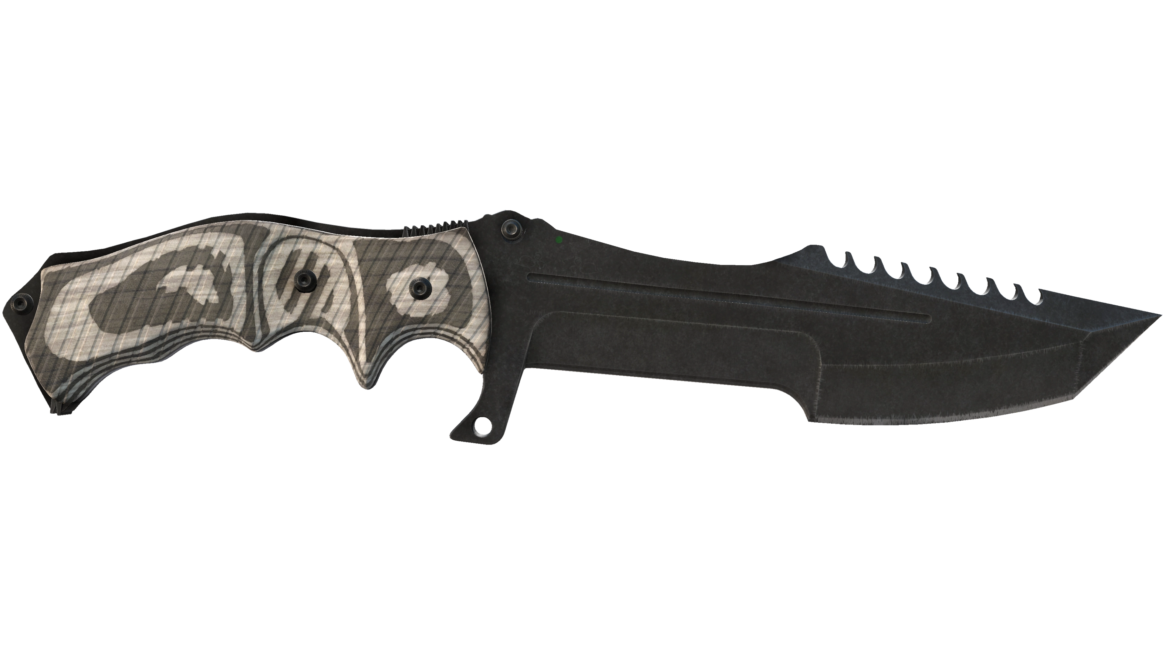★ StatTrak™ Huntsman Knife | Black Laminate (Field-Tested)