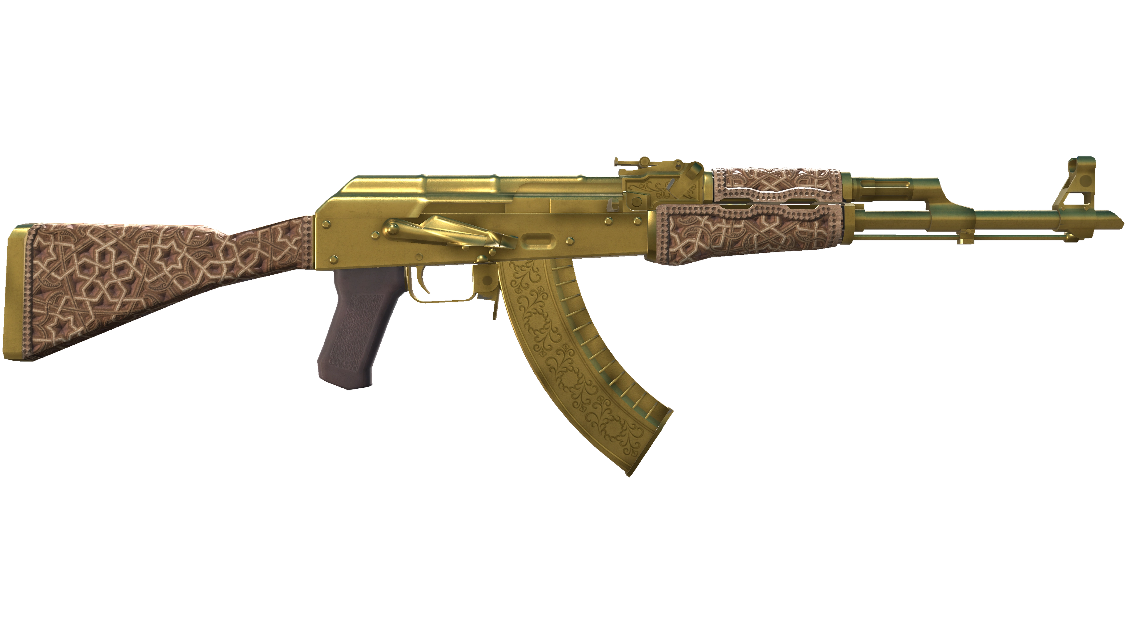 Souvenir AK-47 | Gold Arabesque (Field-Tested) thumbnail