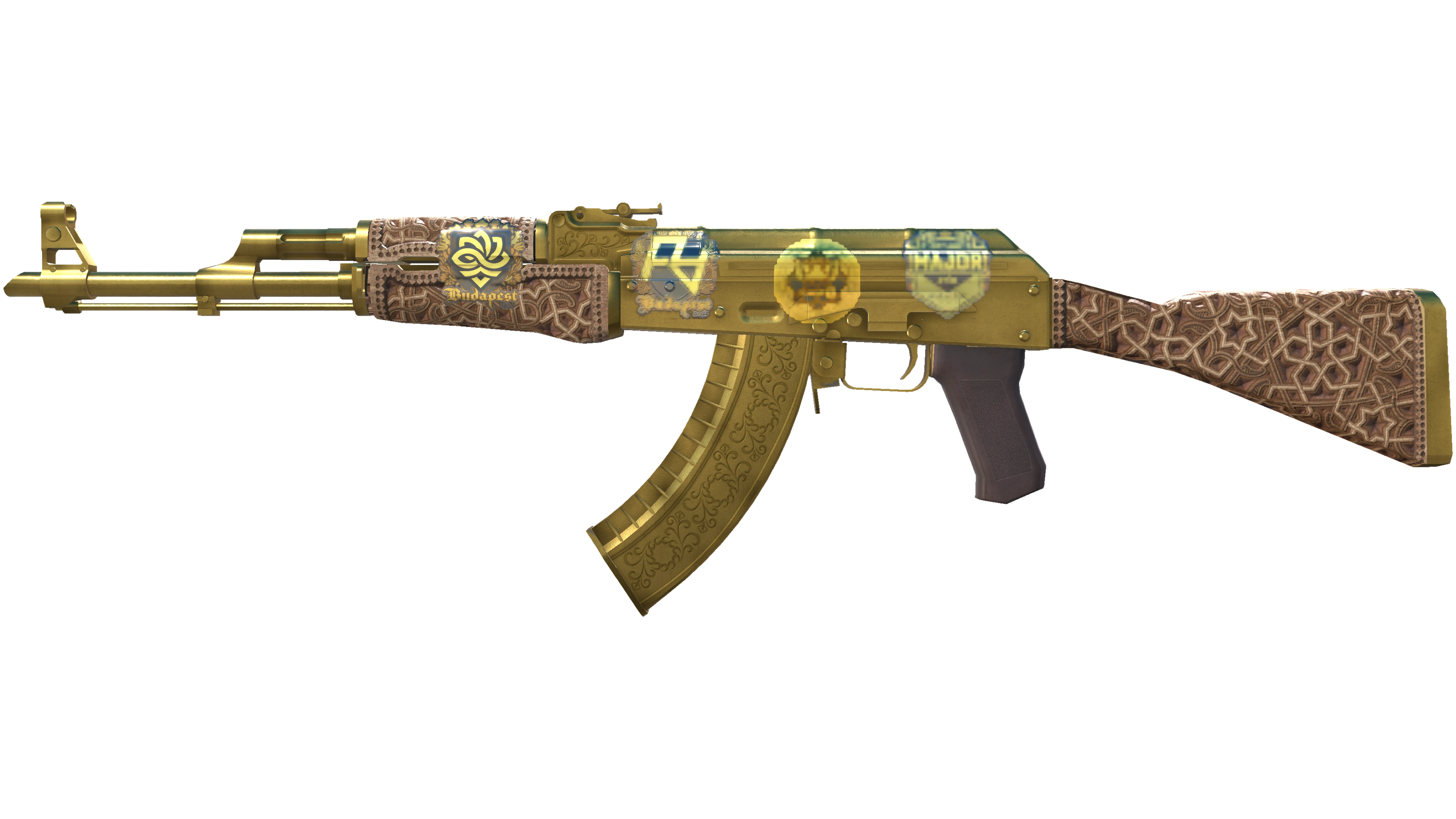 Souvenir AK-47 | Gold Arabesque (Field-Tested)