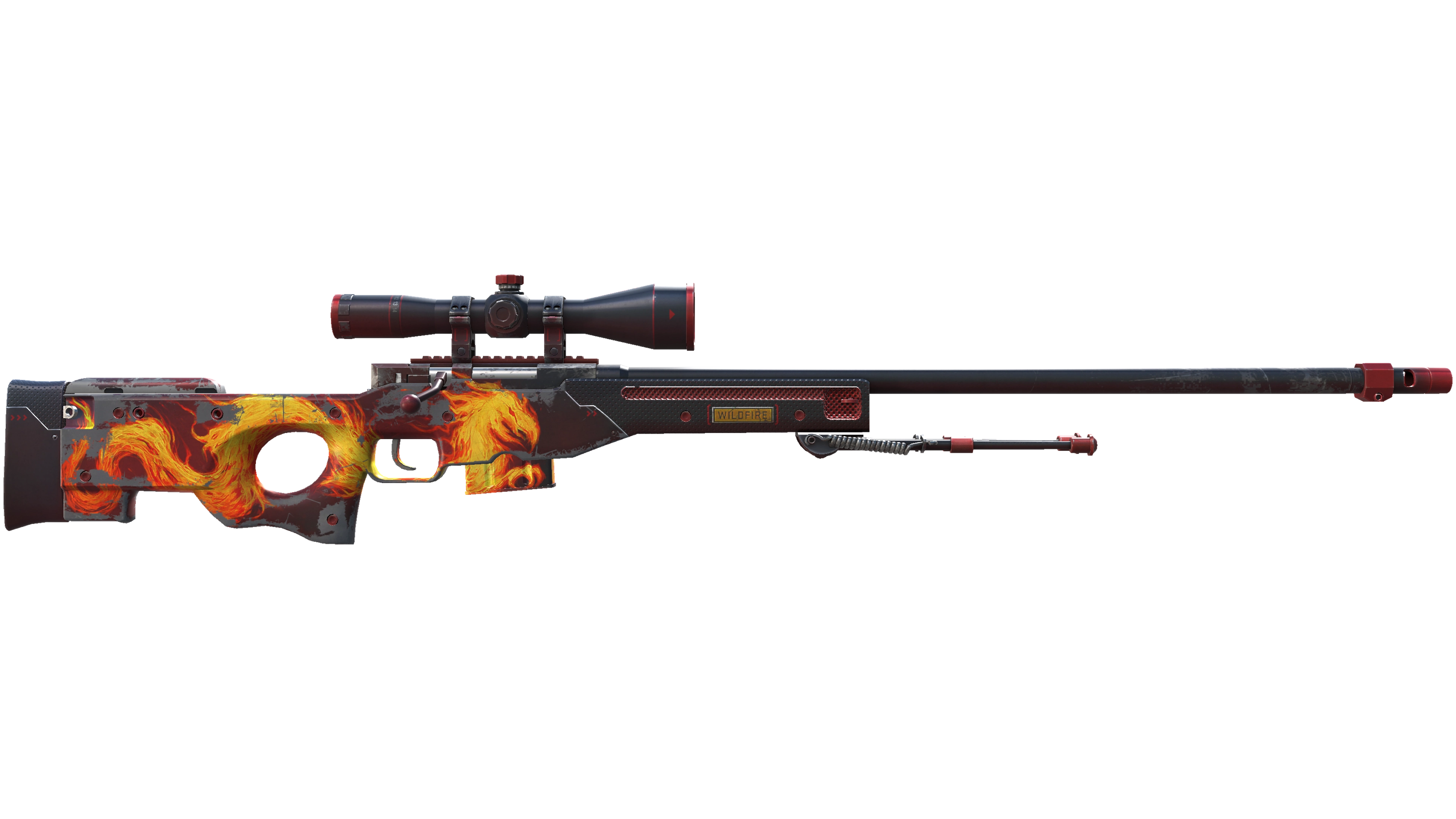 Vorschau von StatTrak™ AWP | Wildfire (Well-Worn)